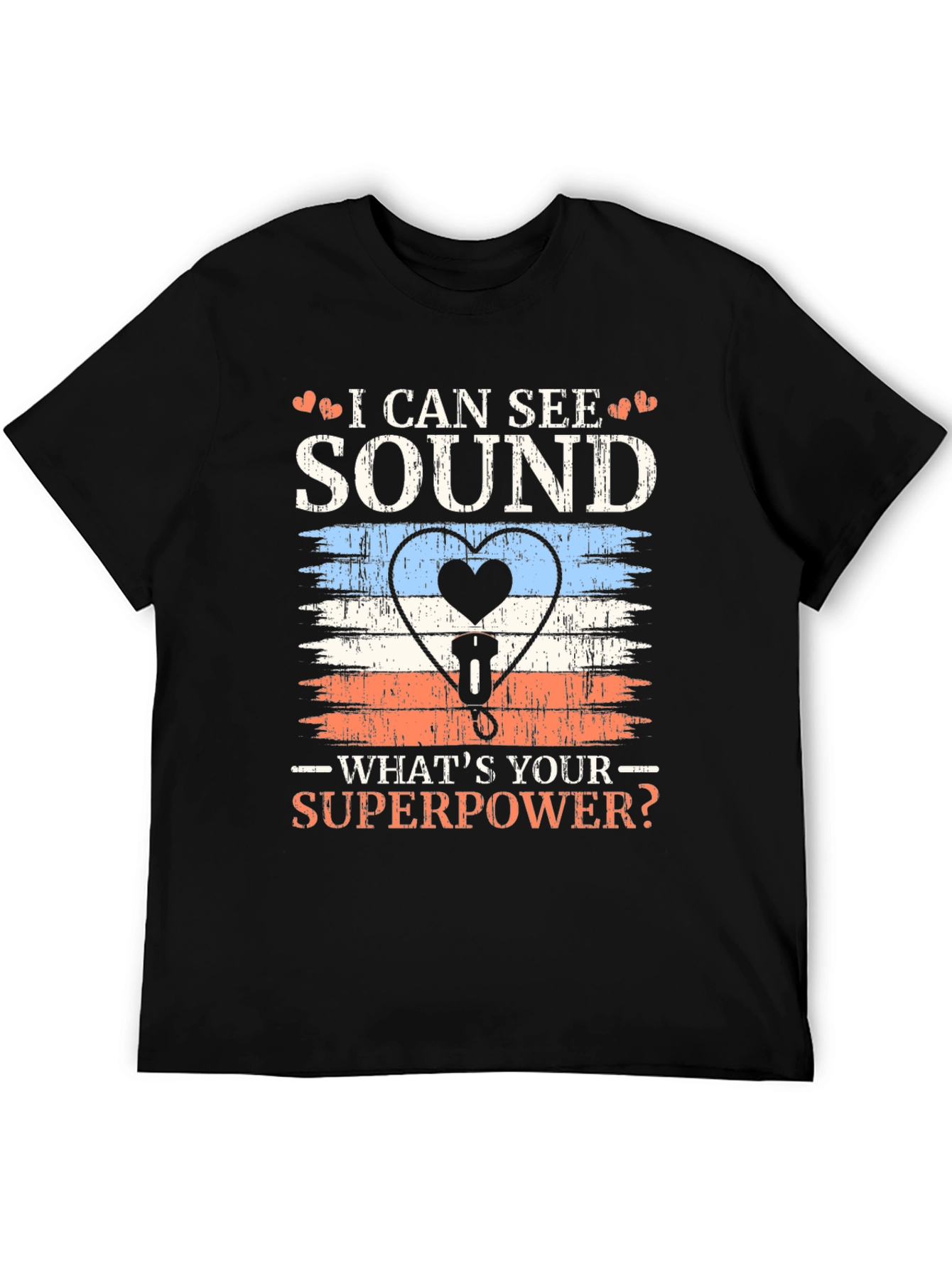 I Can See Sound Superpower Graphic Tee