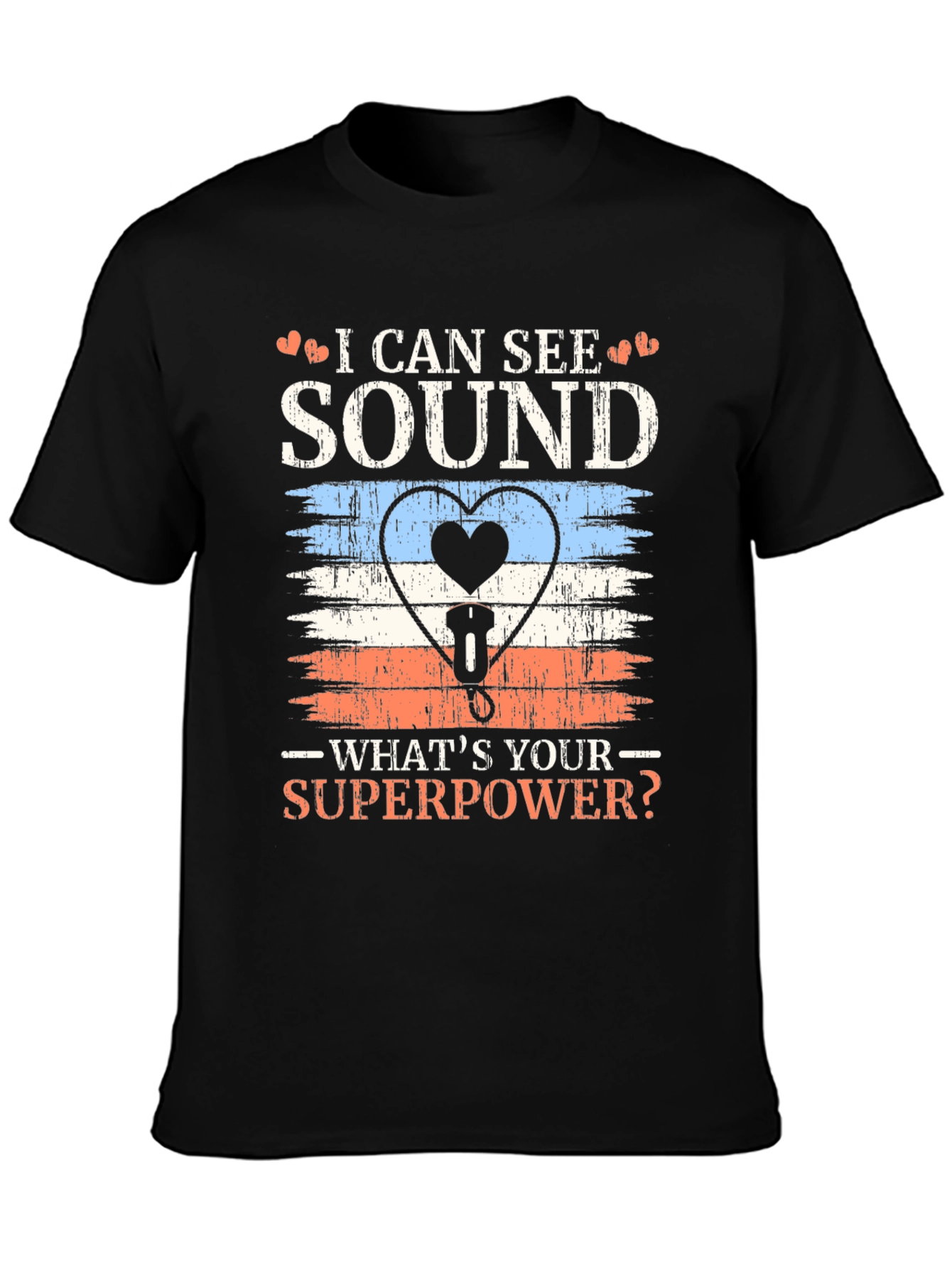 I Can See Sound Superpower Graphic Tee