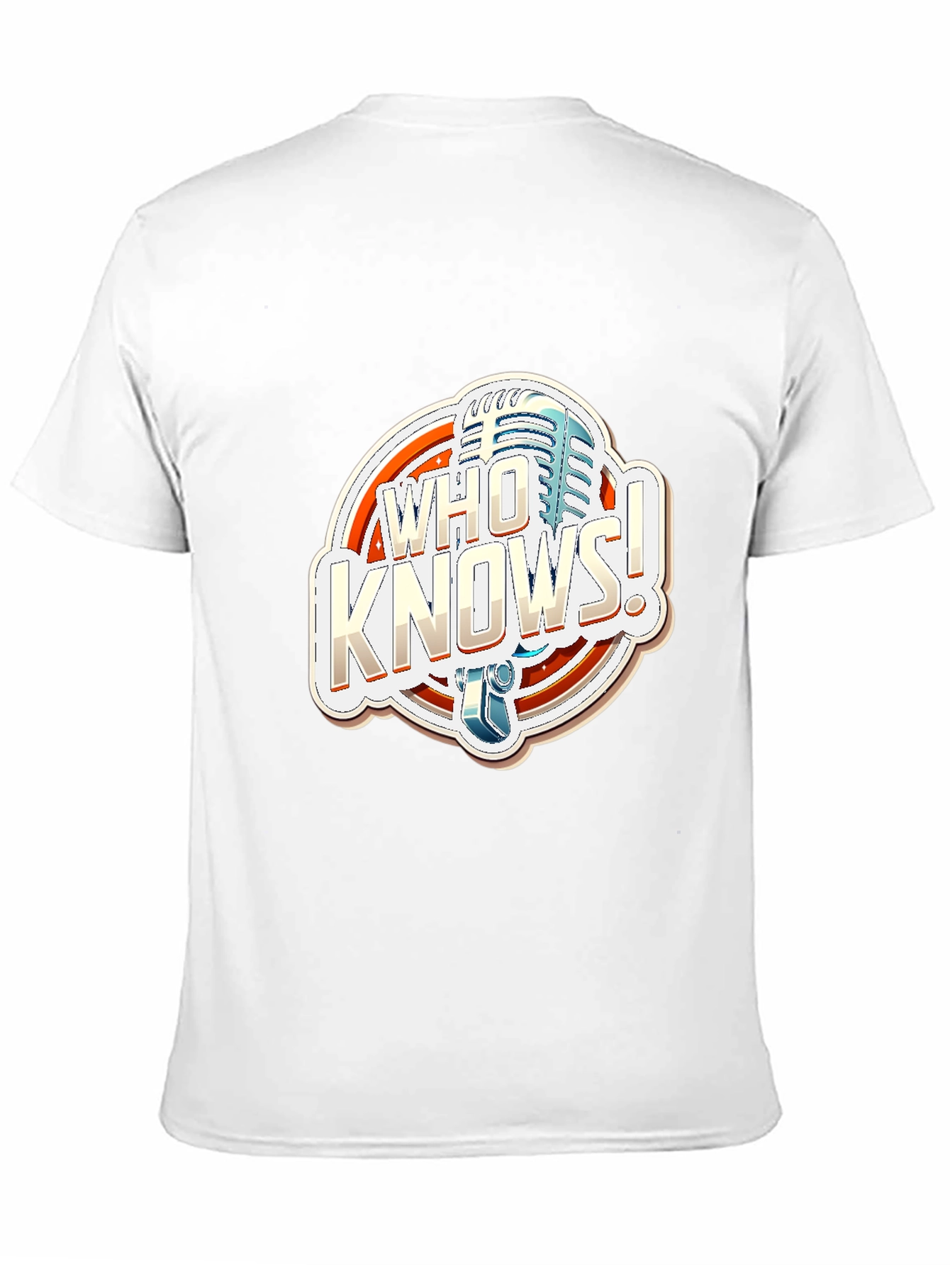 Who Knows Podcast T-Shirt Black