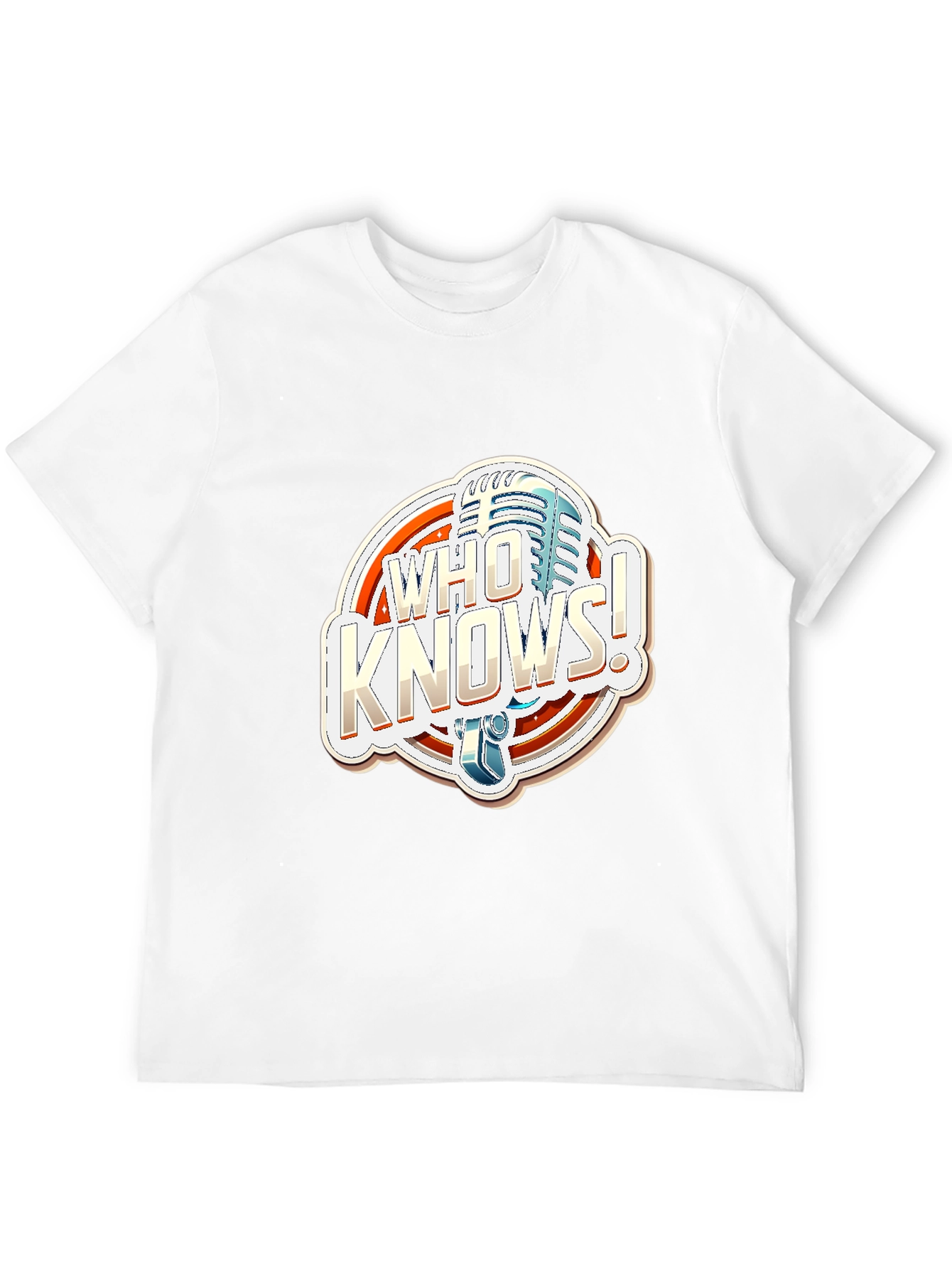 Who Knows Podcast T-Shirt Black