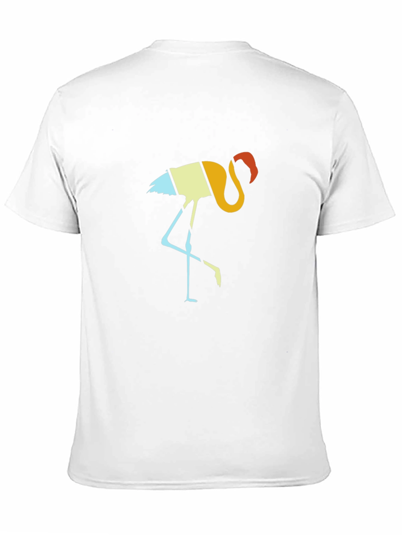 Retro Flamingo Graphic Tee - Black