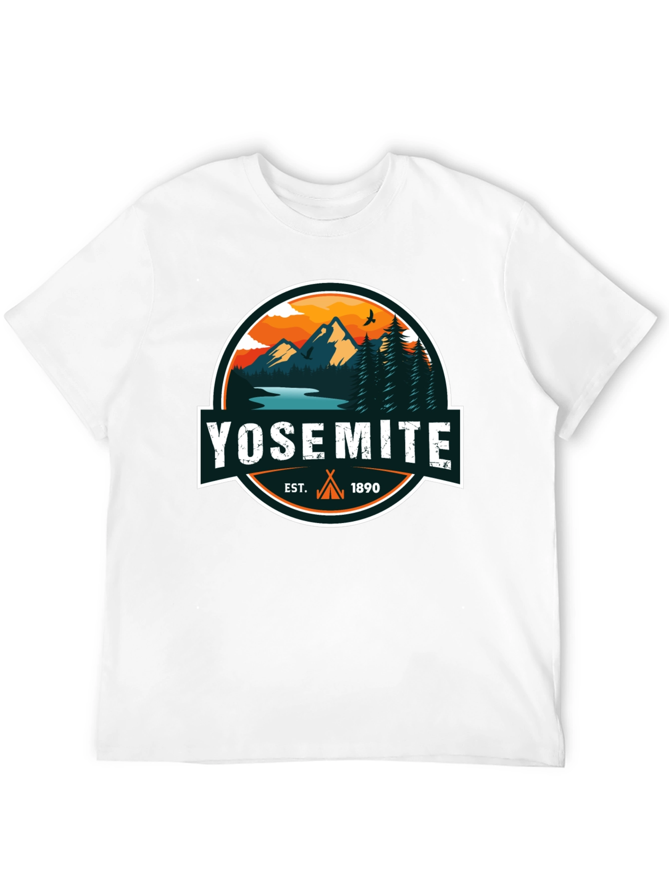 Yosemite Est. 1890 Black Graphic T-Shirt