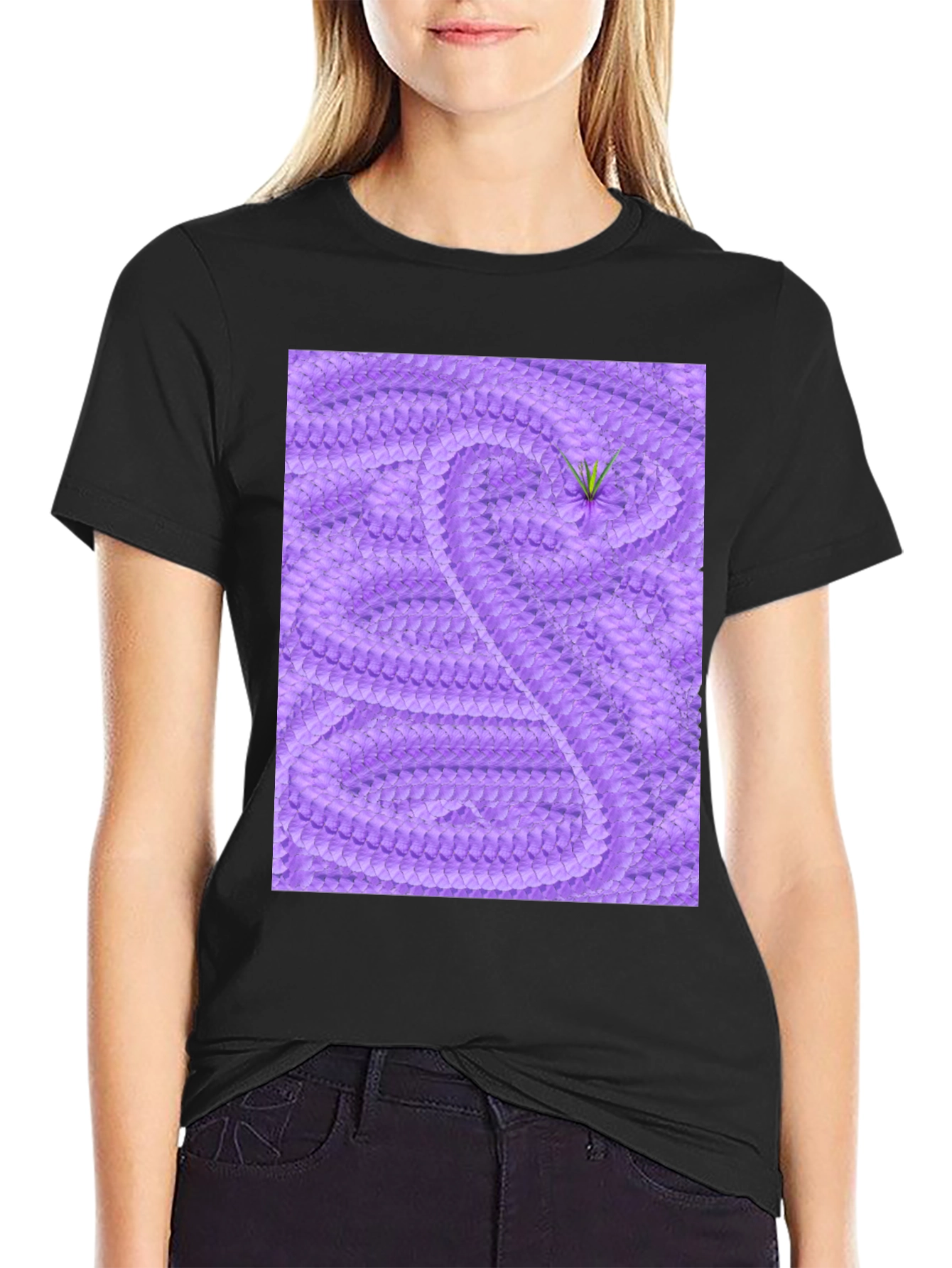 Lilac Snake Skin T-Shirt