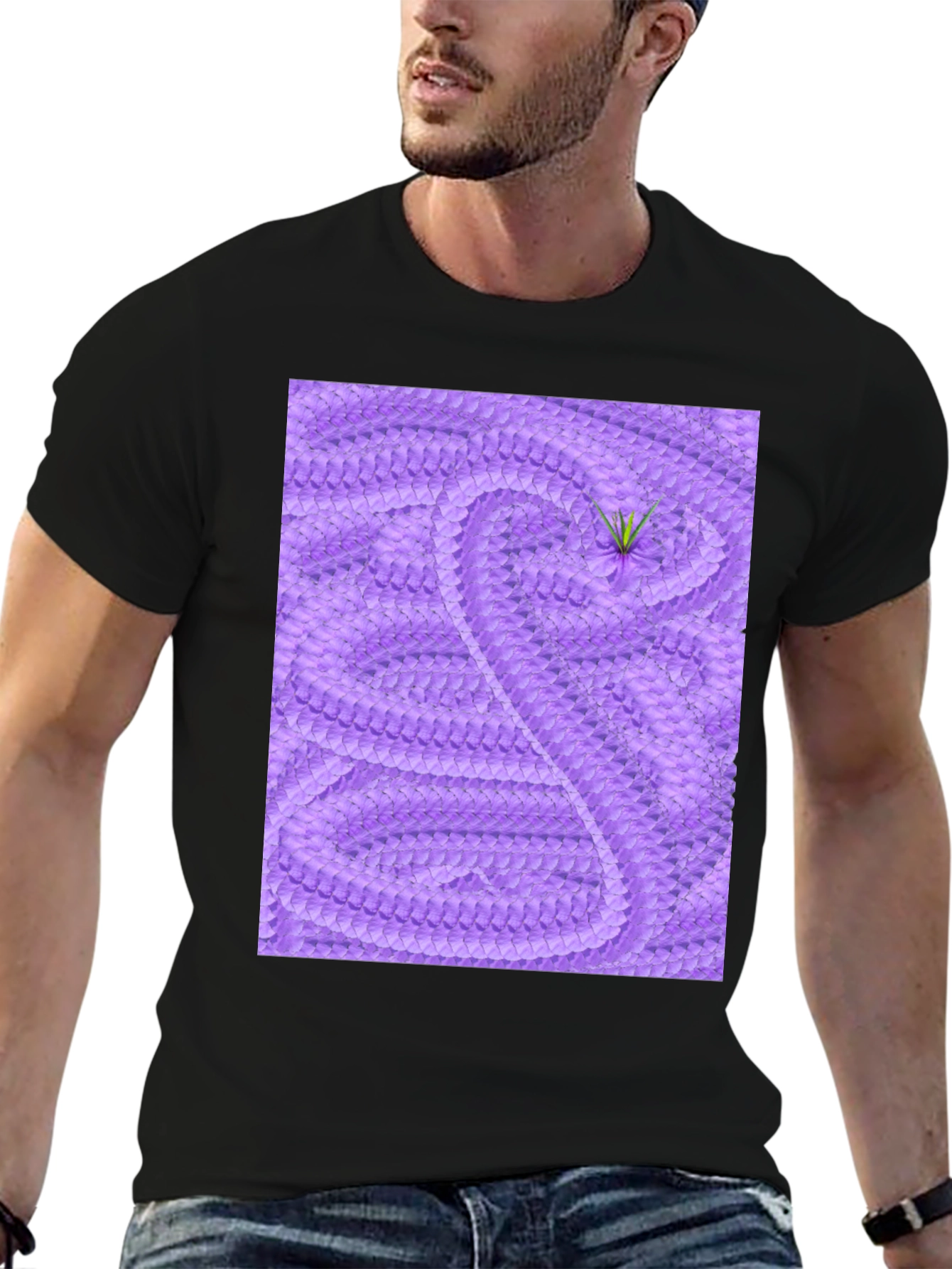 Lilac Snake Skin T-Shirt