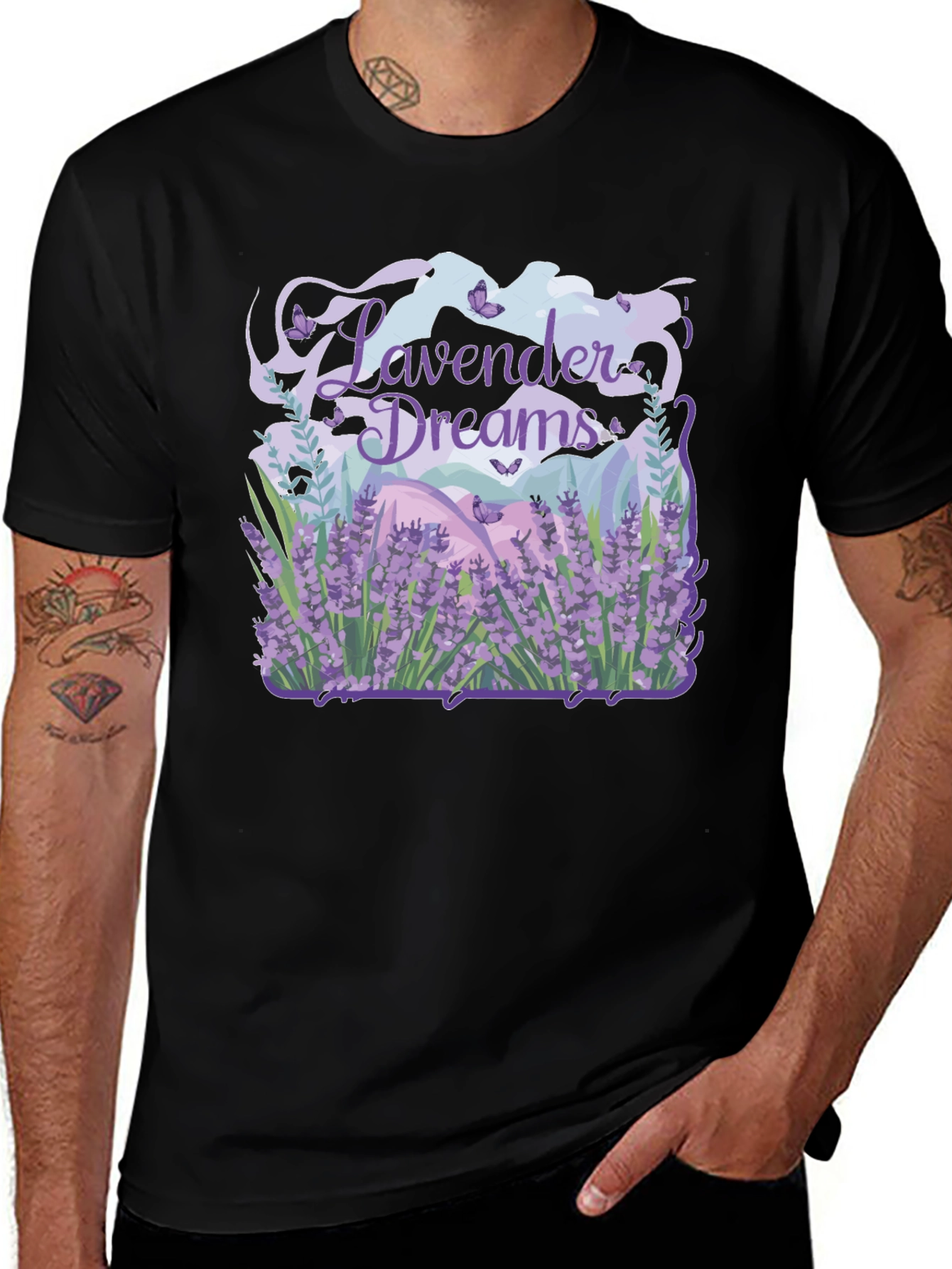Lavender Dreams Graphic T-Shirt