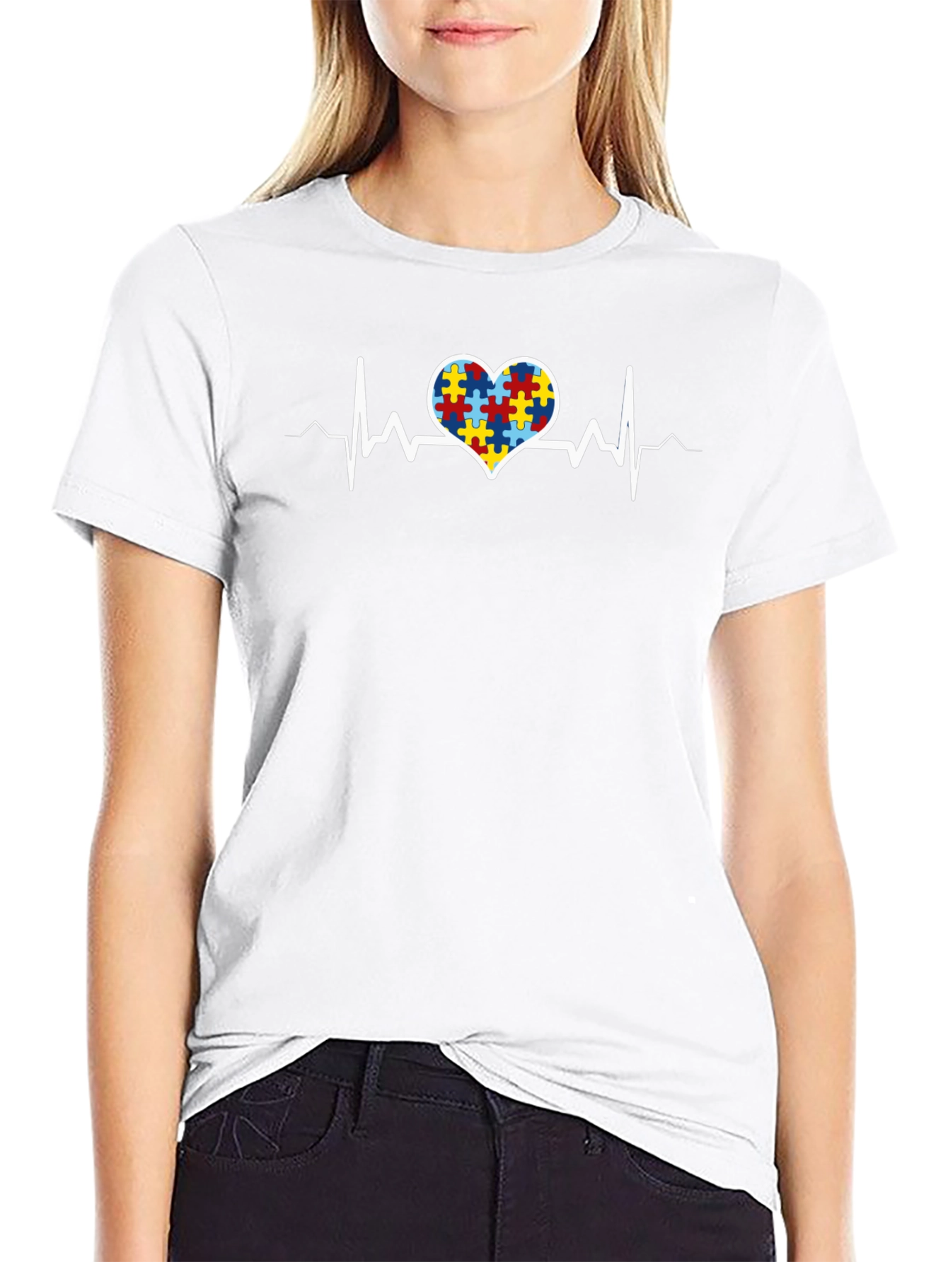 Autism Awareness Heartbeat T-Shirt