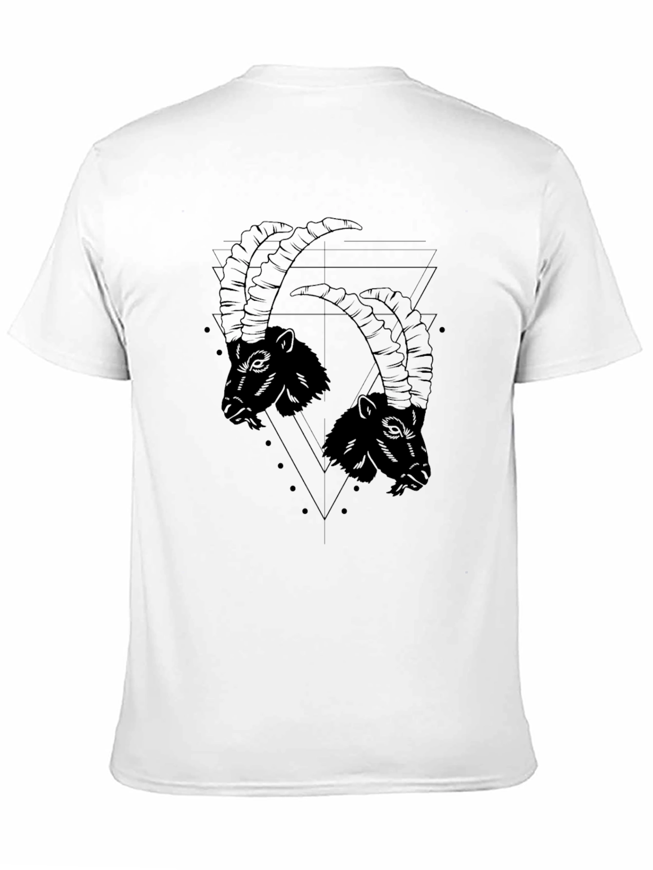 Black Goat Graphic Tee - Mens Fashion