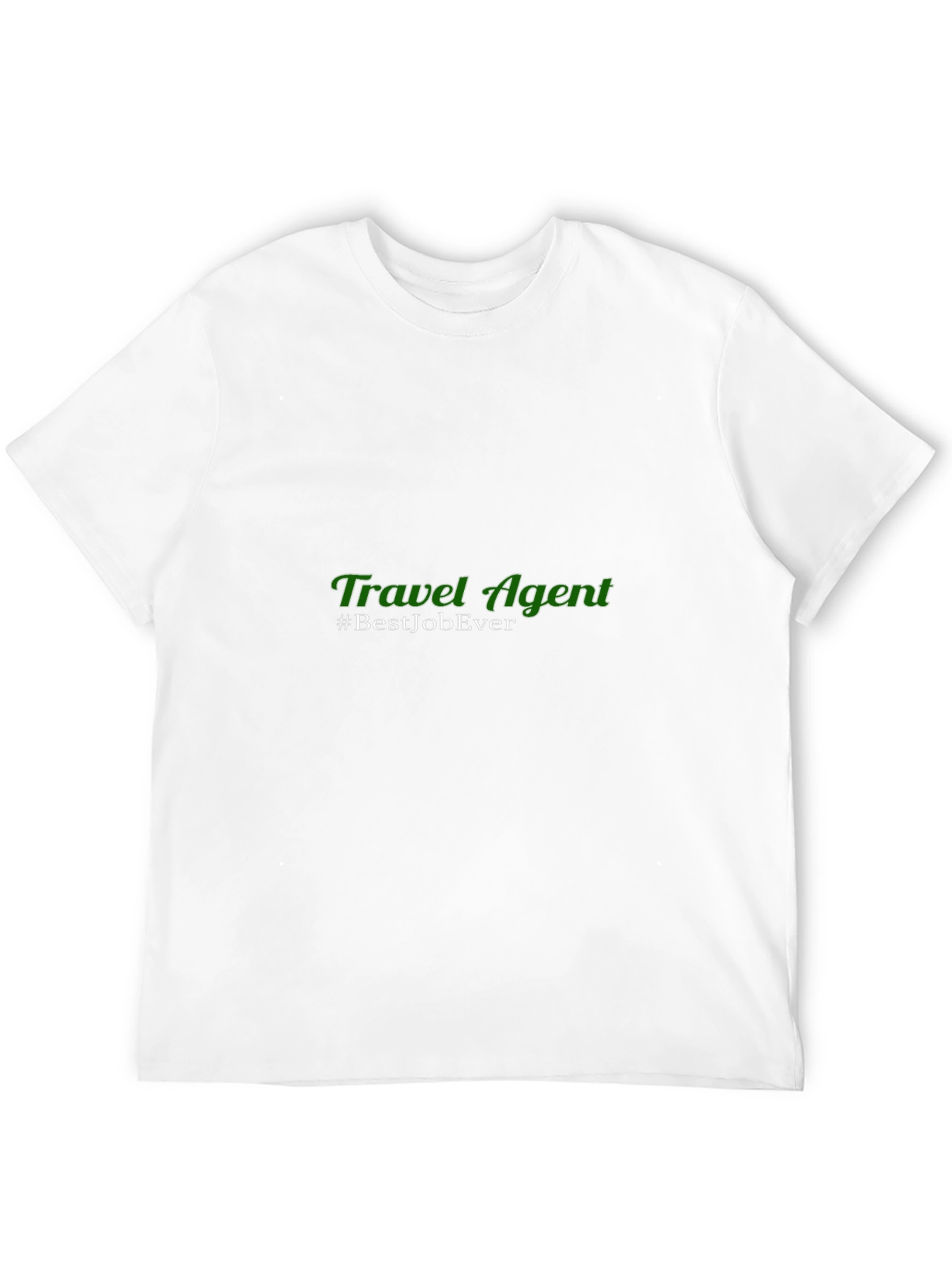Travel Agent #BestJobEver Black T-Shirt