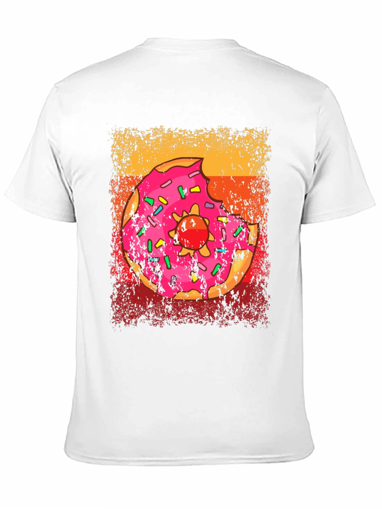 Donut Glazed Sprinkled Graphic T-Shirt