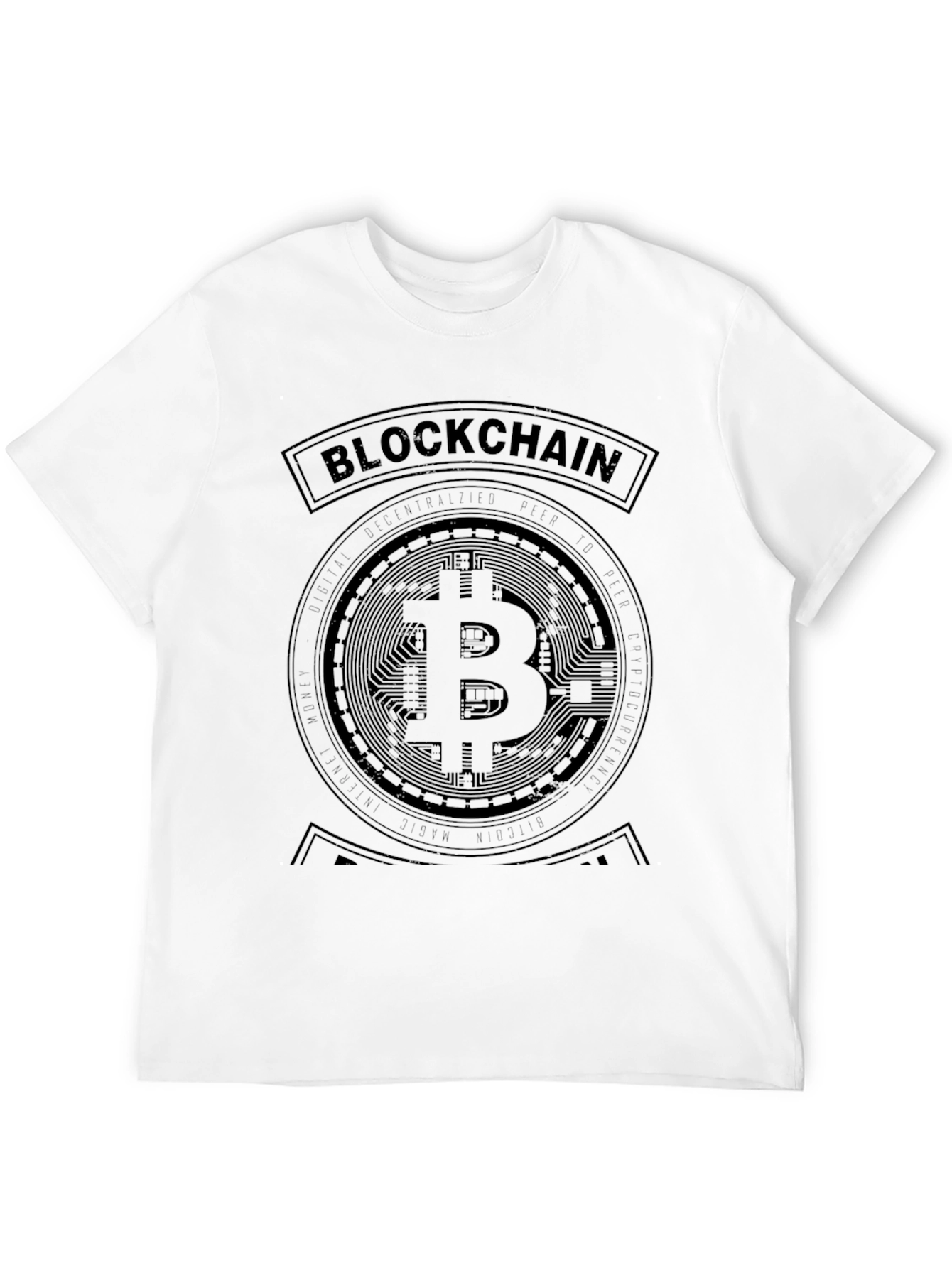 Blockchain Bitcoin T-Shirt Crypto Cryptocurrency