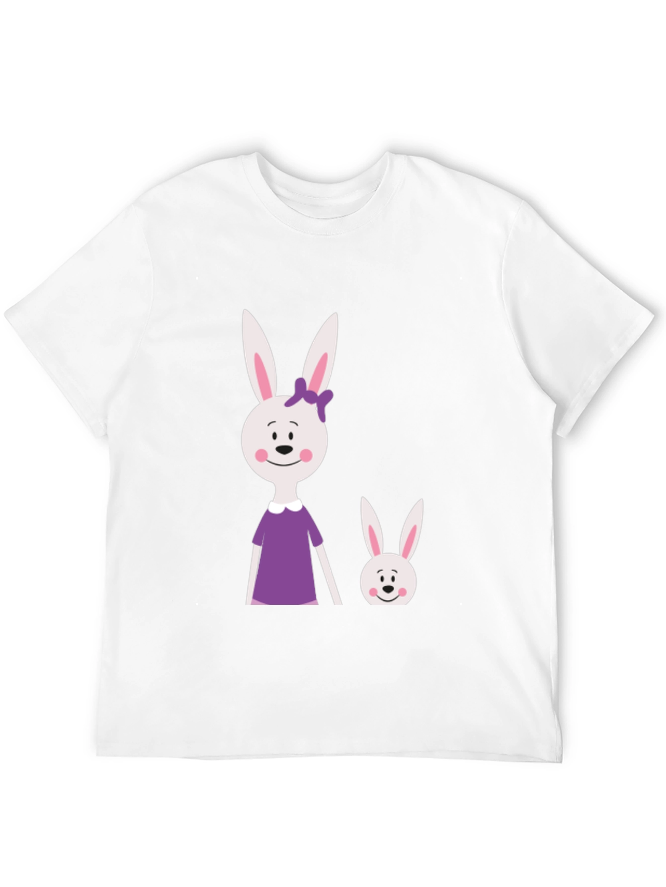 Bunny Graphic Tee: Cute Easter Rabbit Design