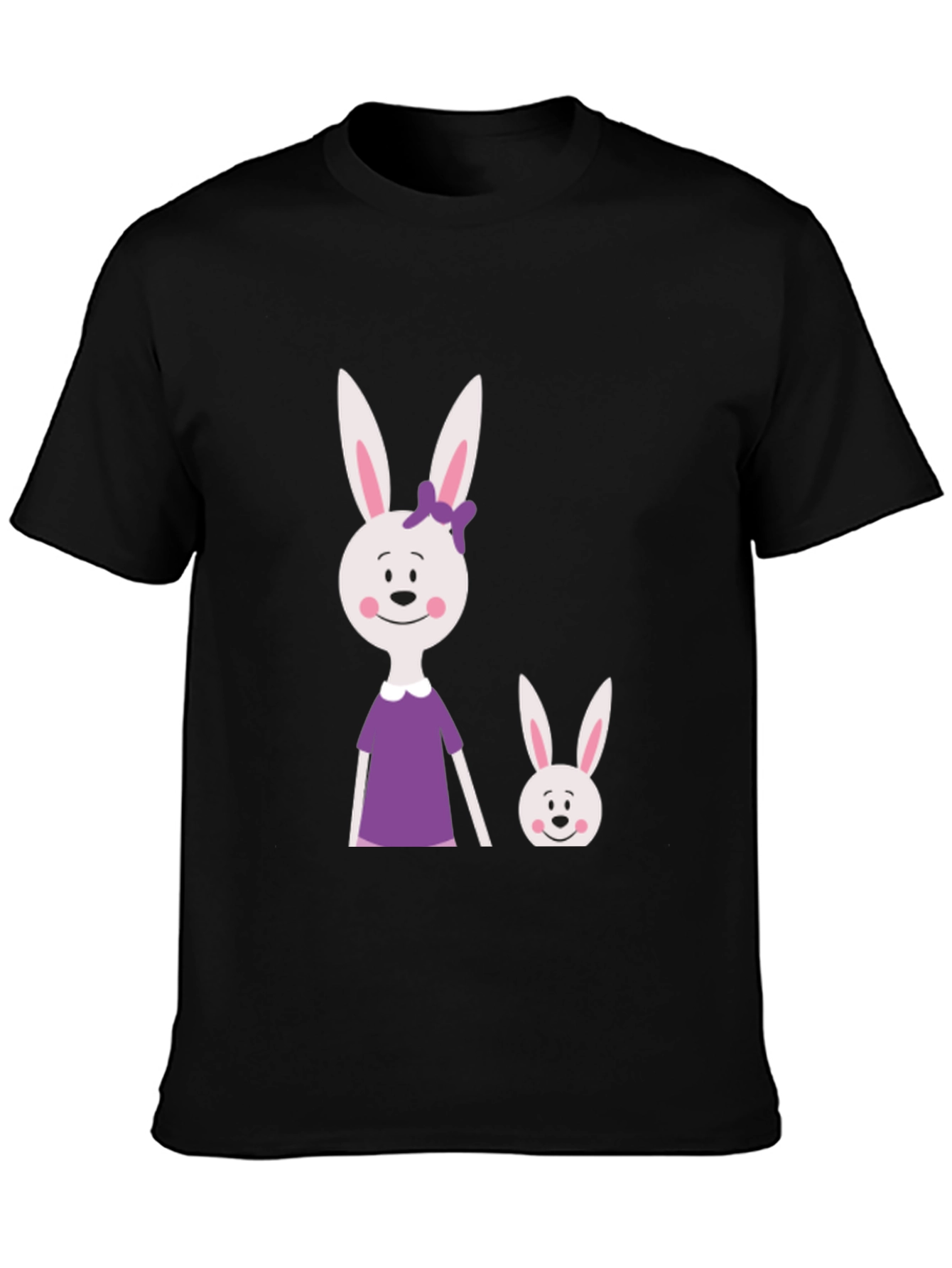 Bunny Graphic Tee: Cute Easter Rabbit Design