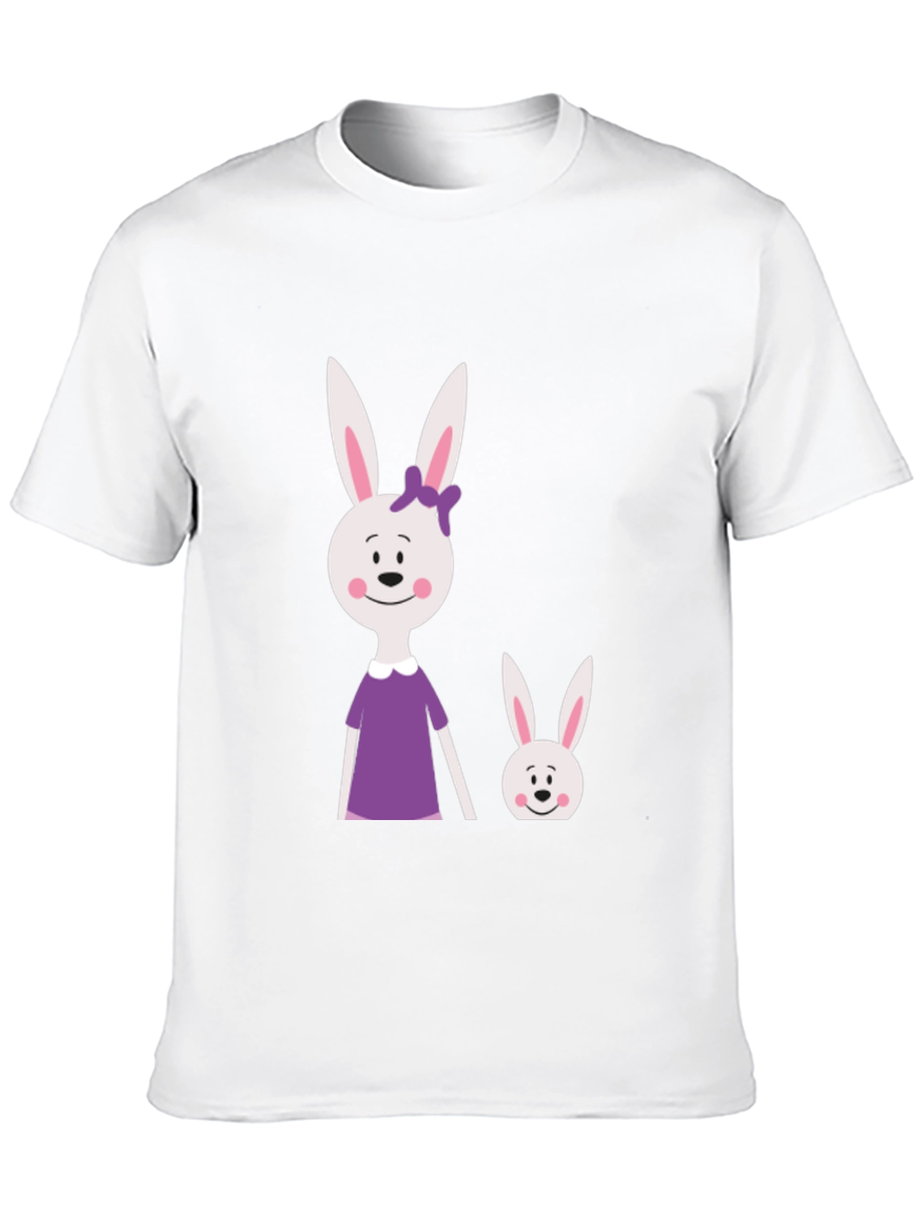 Bunny Graphic Tee: Cute Easter Rabbit Design
