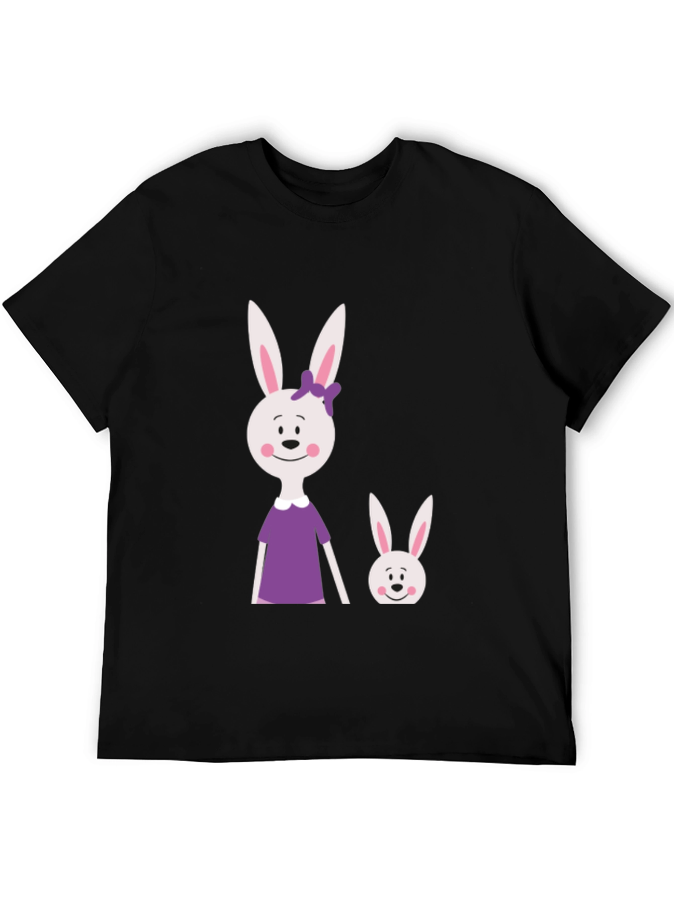 Bunny Graphic Tee: Cute Easter Rabbit Design