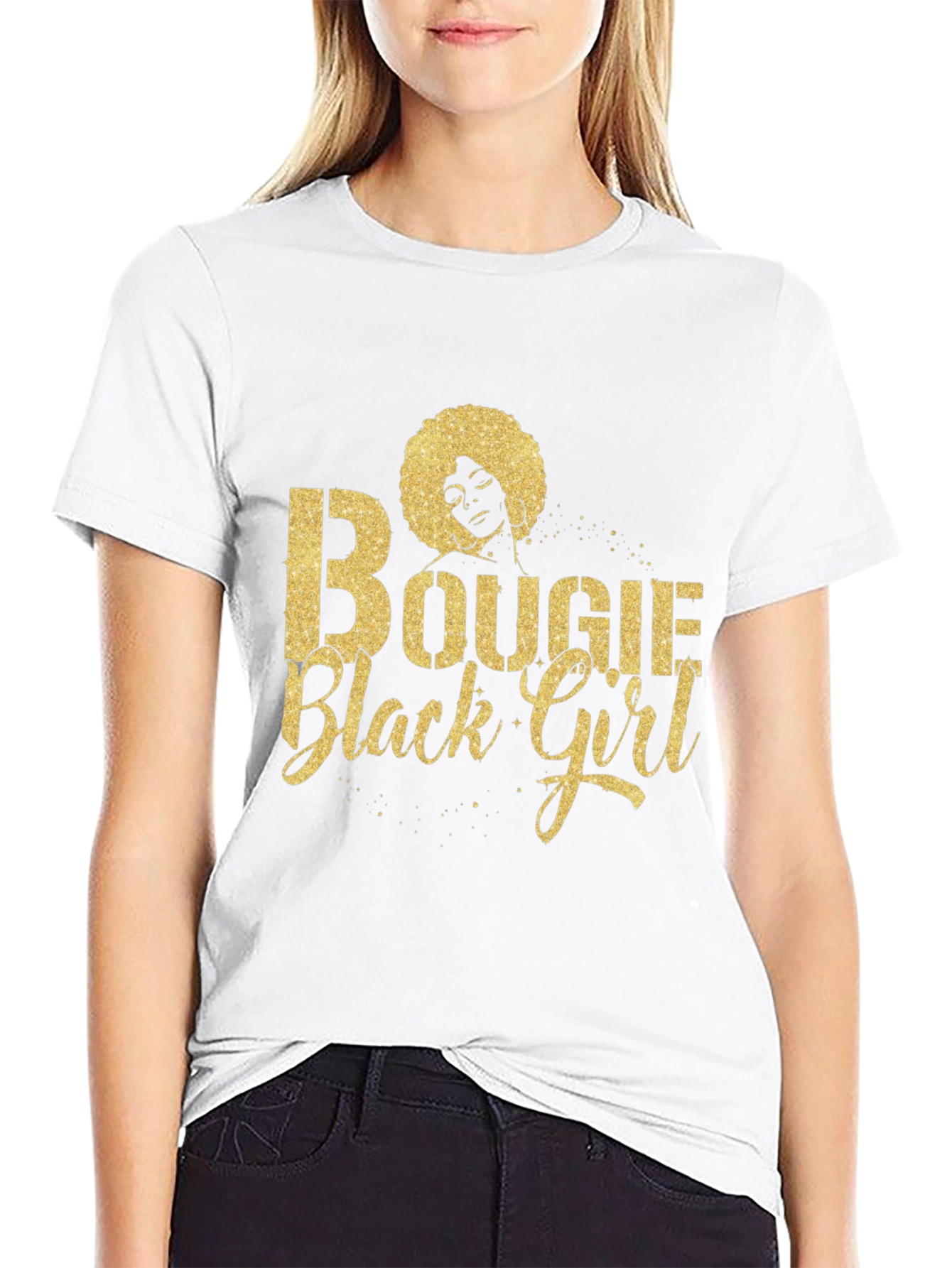 Bougie Black Girl Graphic Tee - Stylish Cotton T-Shirt