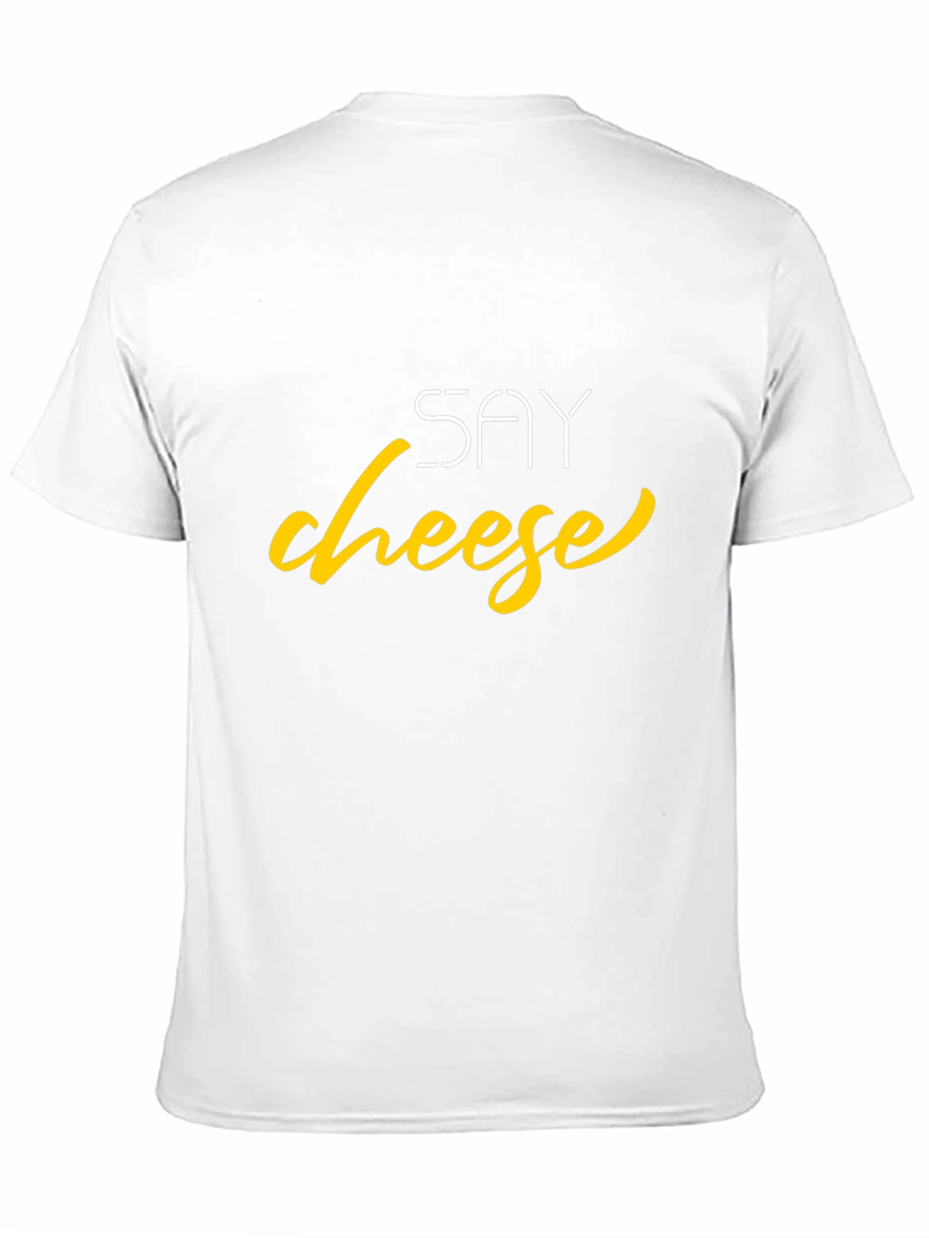 Say Cheese Graphic Tee - Trendy Black T-Shirt