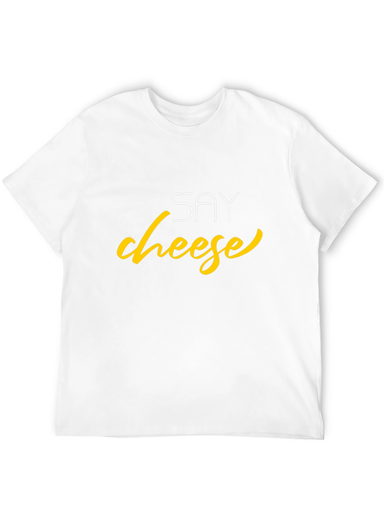 Say Cheese Graphic Tee - Trendy Black T-Shirt