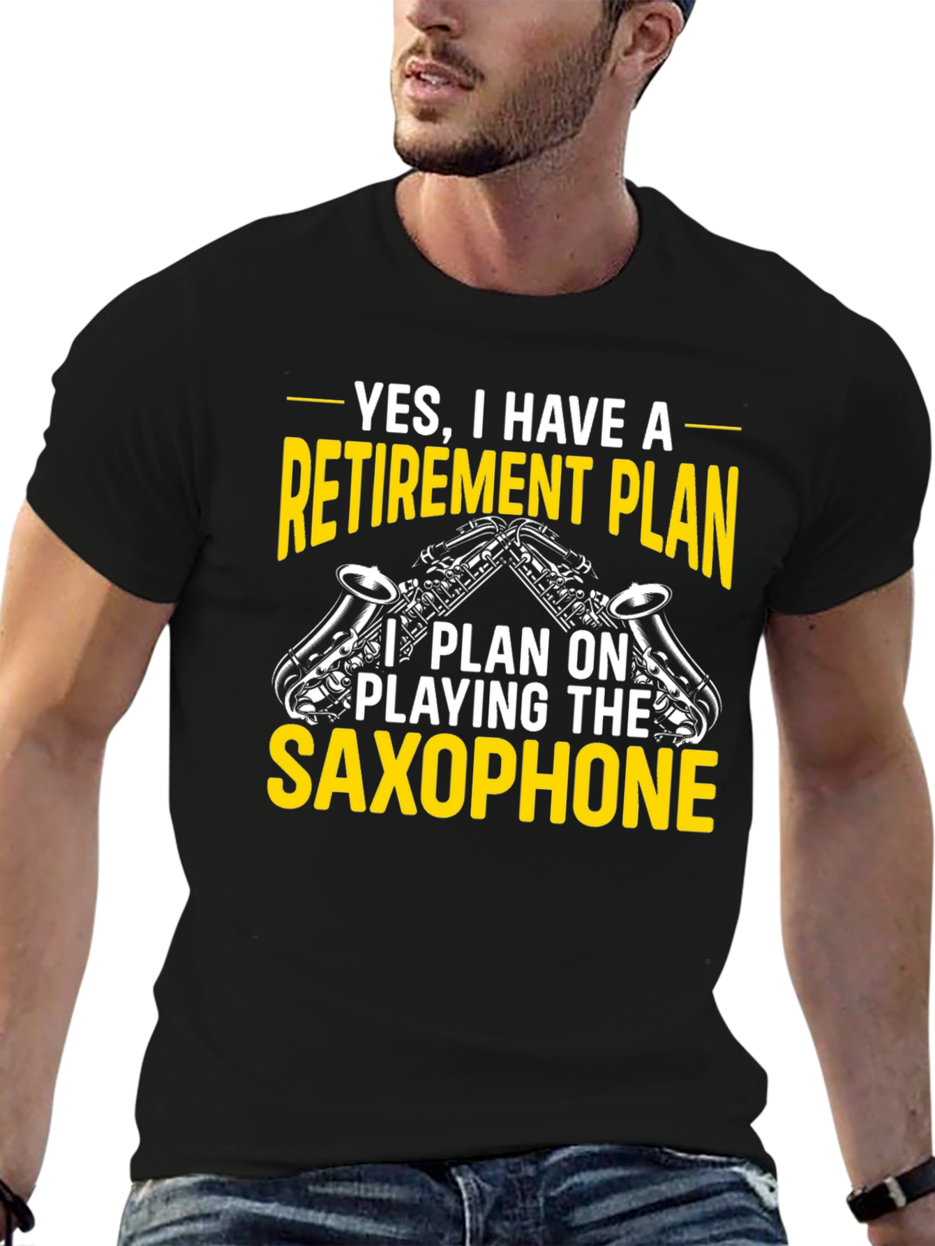 Retirement Plan Saxophone T-Shirt