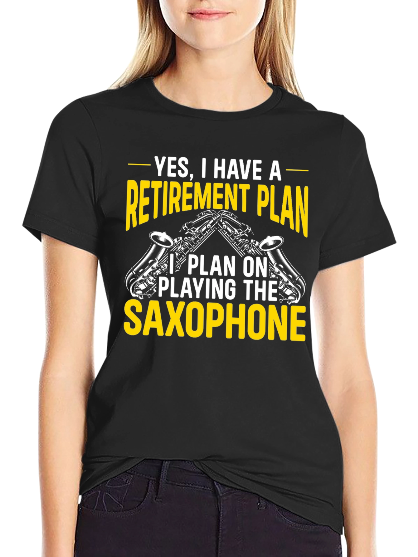 Retirement Plan Saxophone T-Shirt