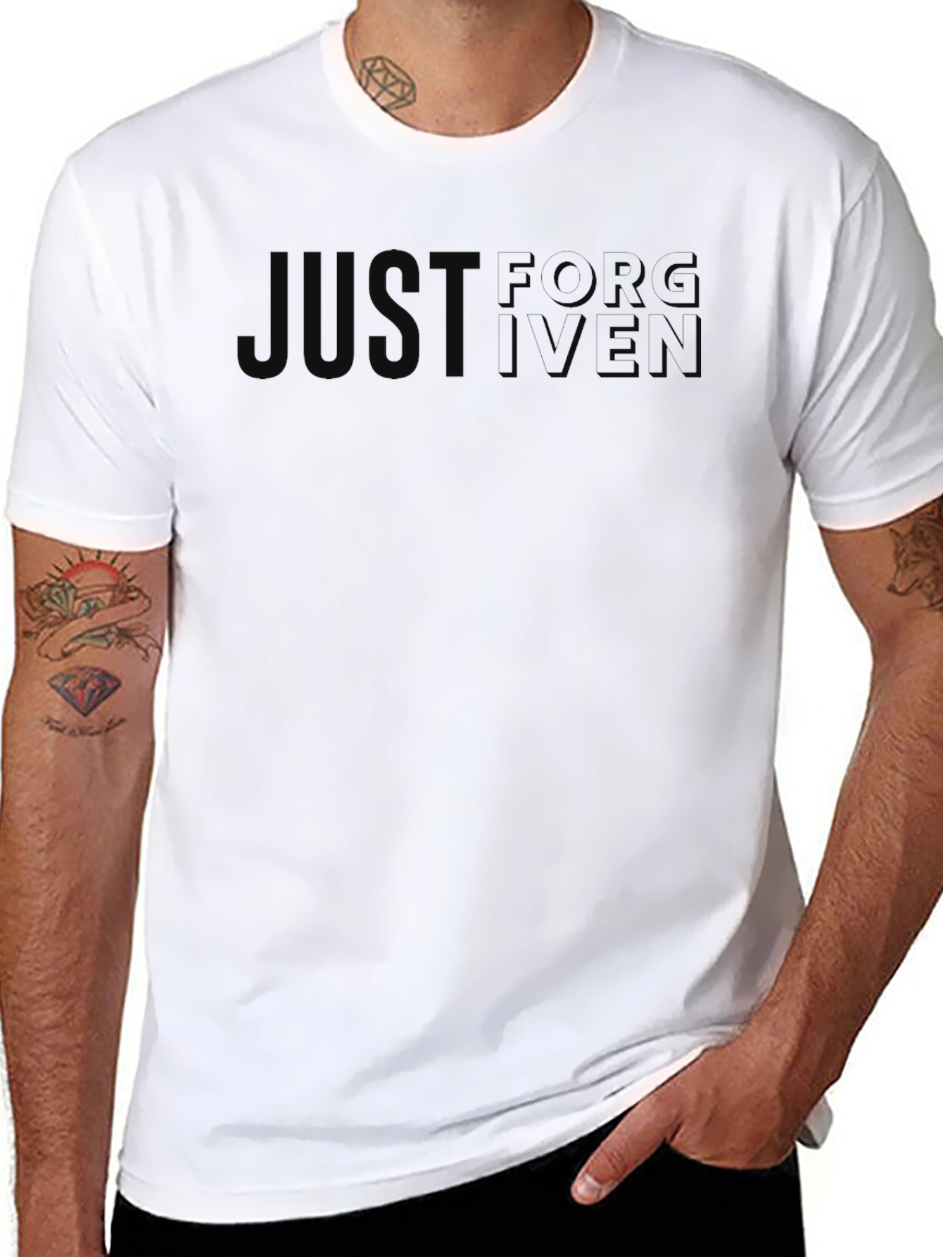 Just For Five Black T-Shirt