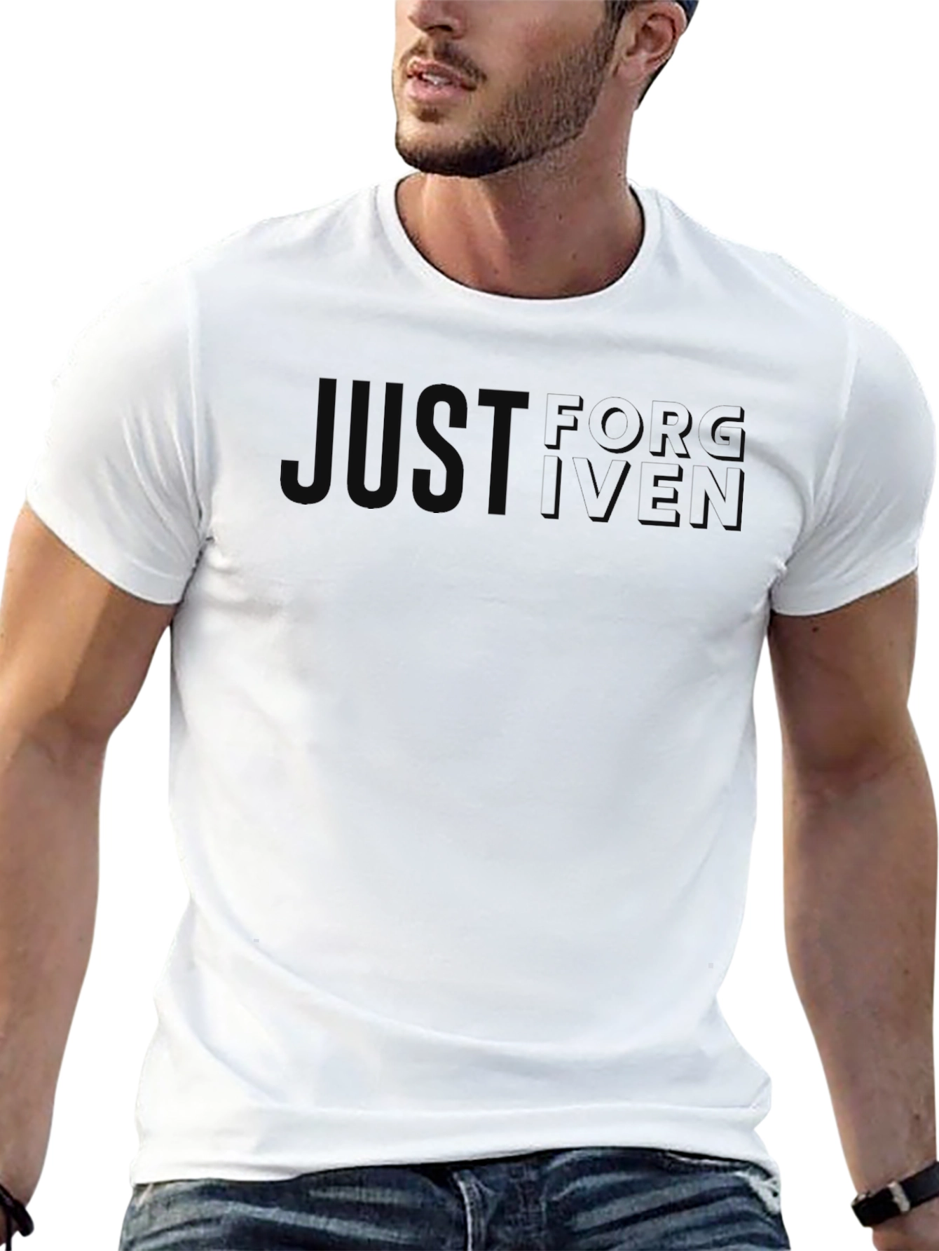 Just For Five Black T-Shirt