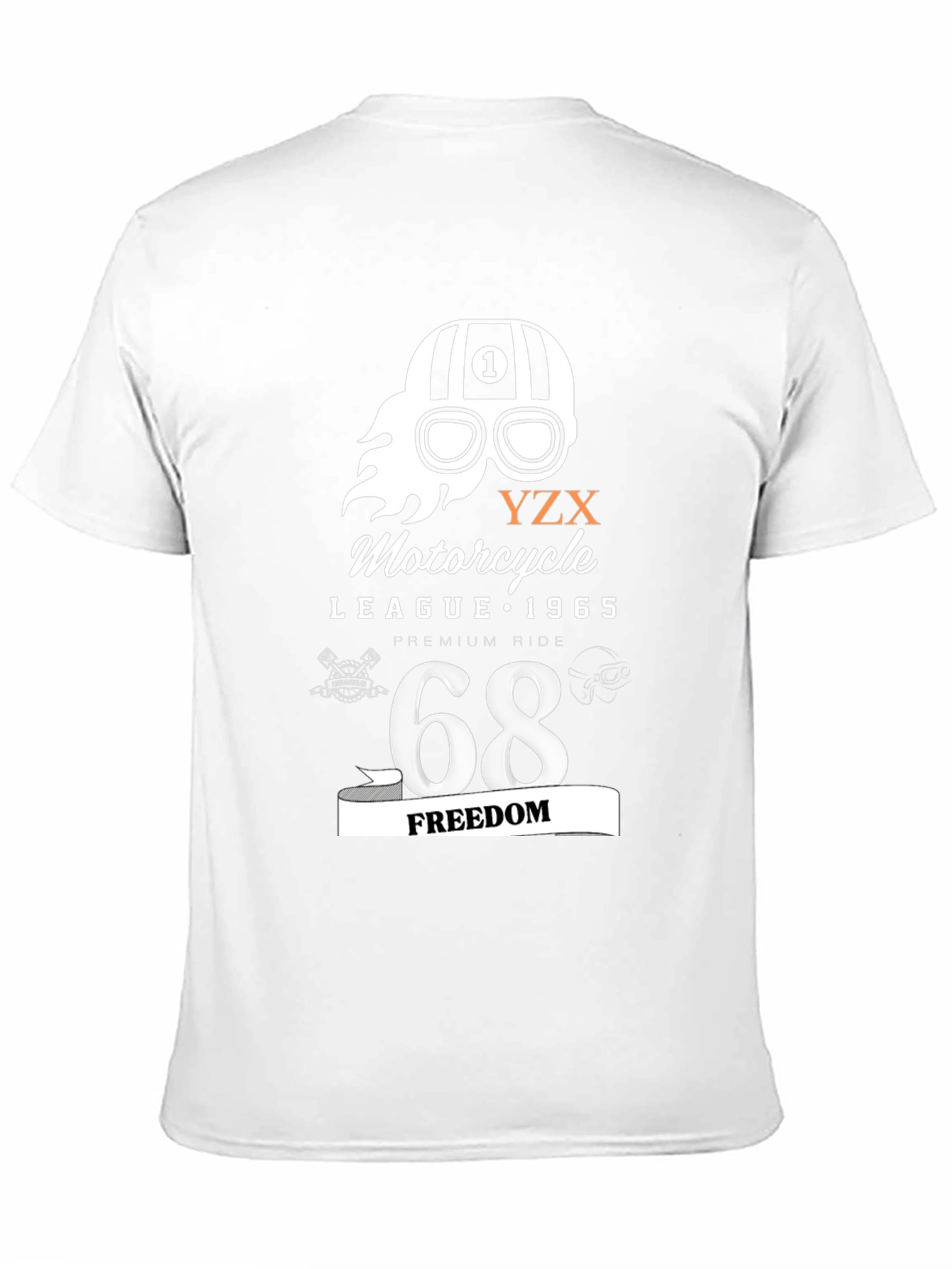 Motorcycle League T-Shirt - Freedom 68 Graphic Tee