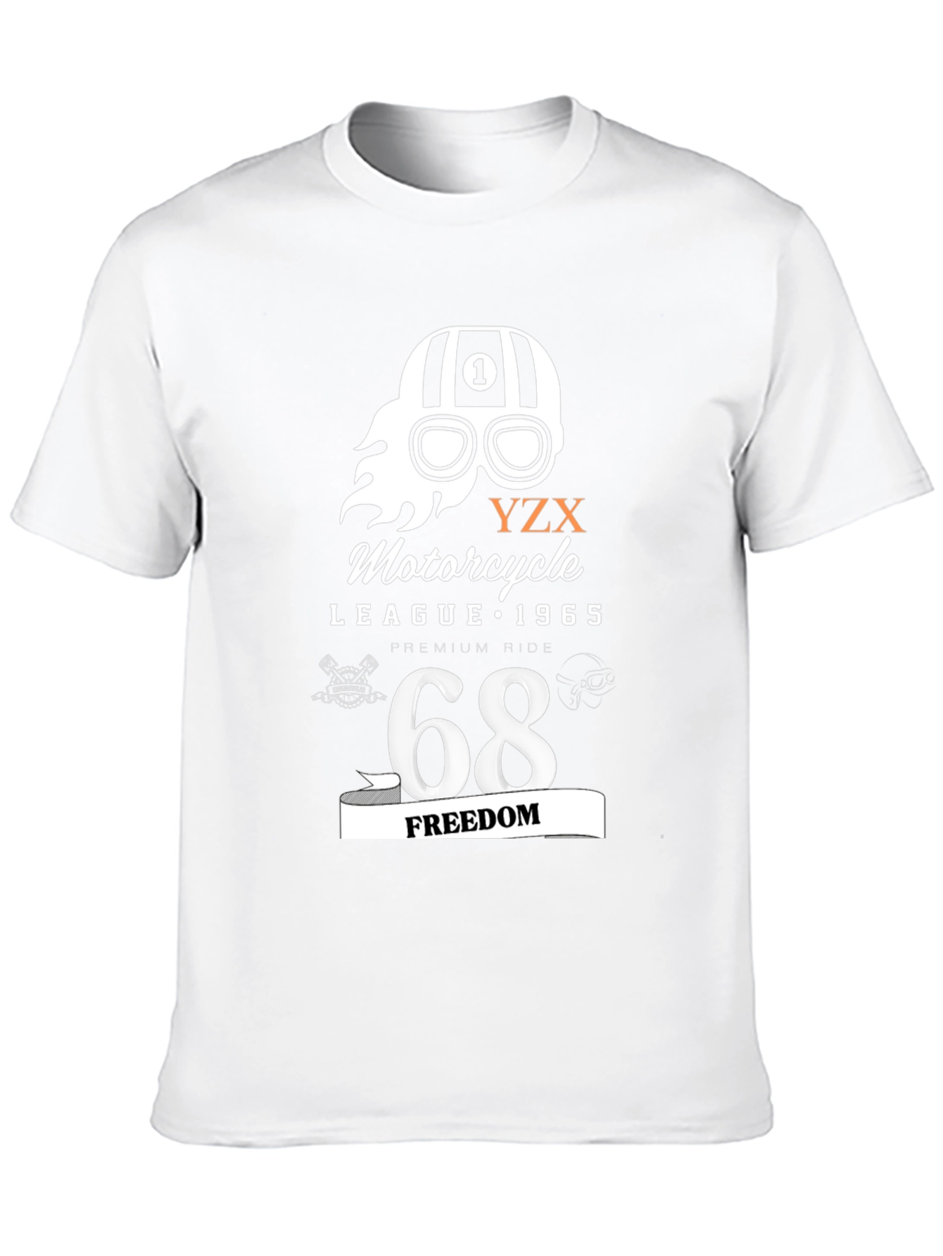 Motorcycle League T-Shirt - Freedom 68 Graphic Tee