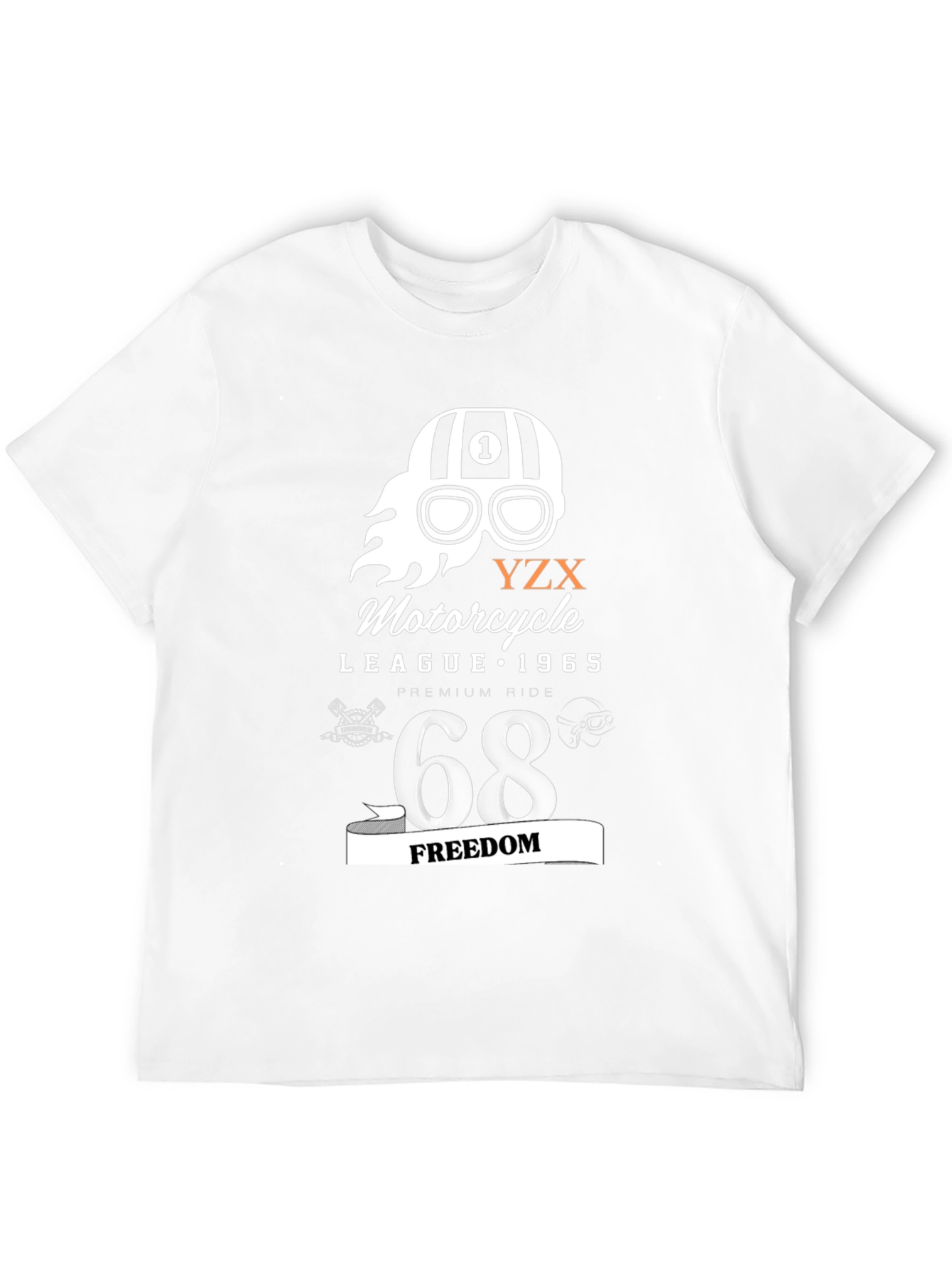Motorcycle League T-Shirt - Freedom 68 Graphic Tee