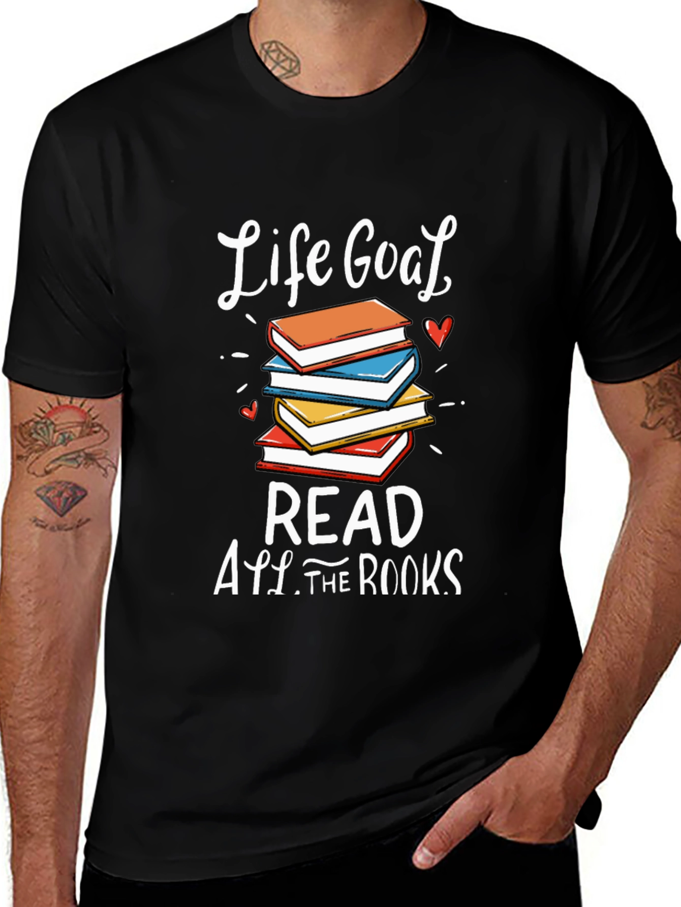 Life Goal Read All The Books T-Shirt