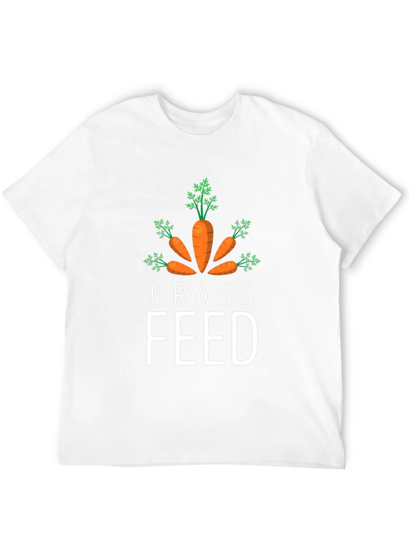 Grass Feed Carrots Graphic Tee - Black