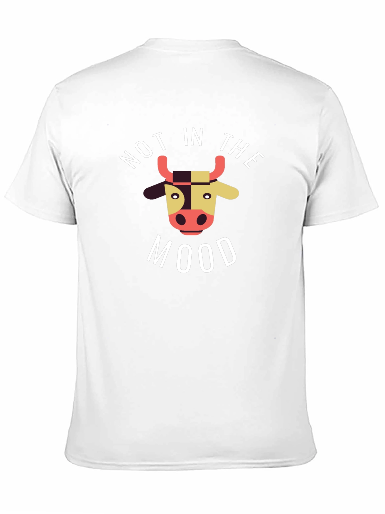 Not in the Mood Cow Graphic Tee - Black