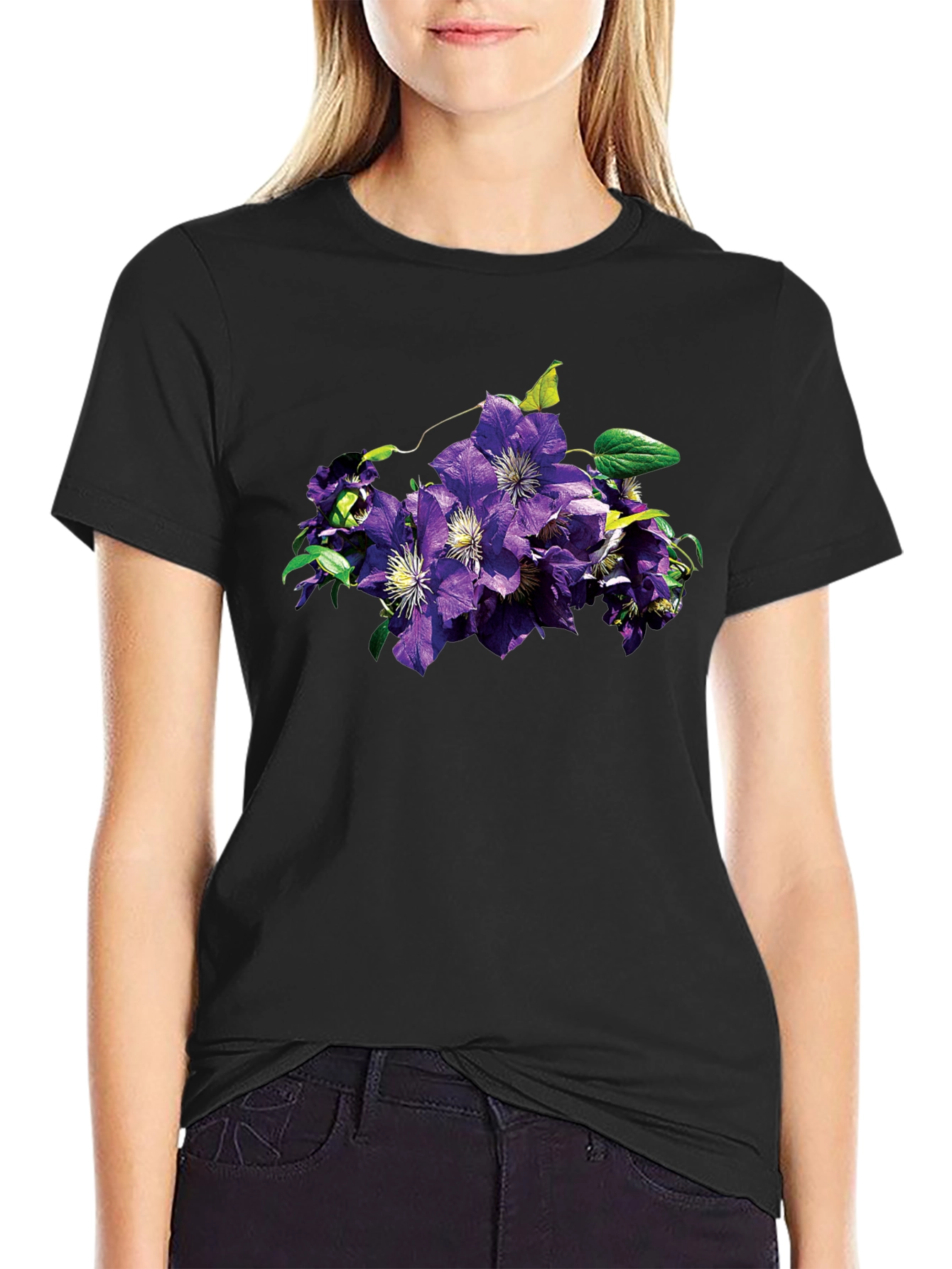 Floral Print T-Shirt - Stylish & Comfortable