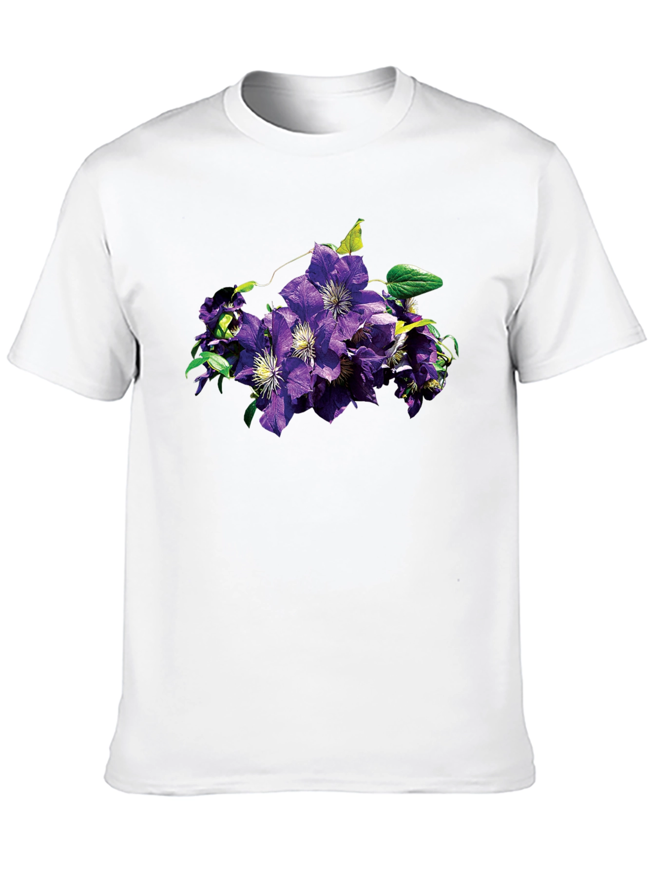 Floral Print T-Shirt - Stylish & Comfortable