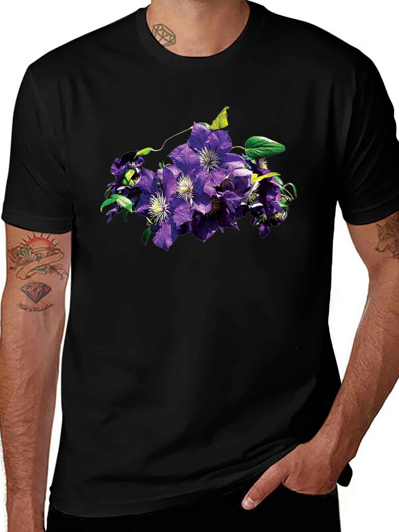 Floral Print T-Shirt - Stylish & Comfortable