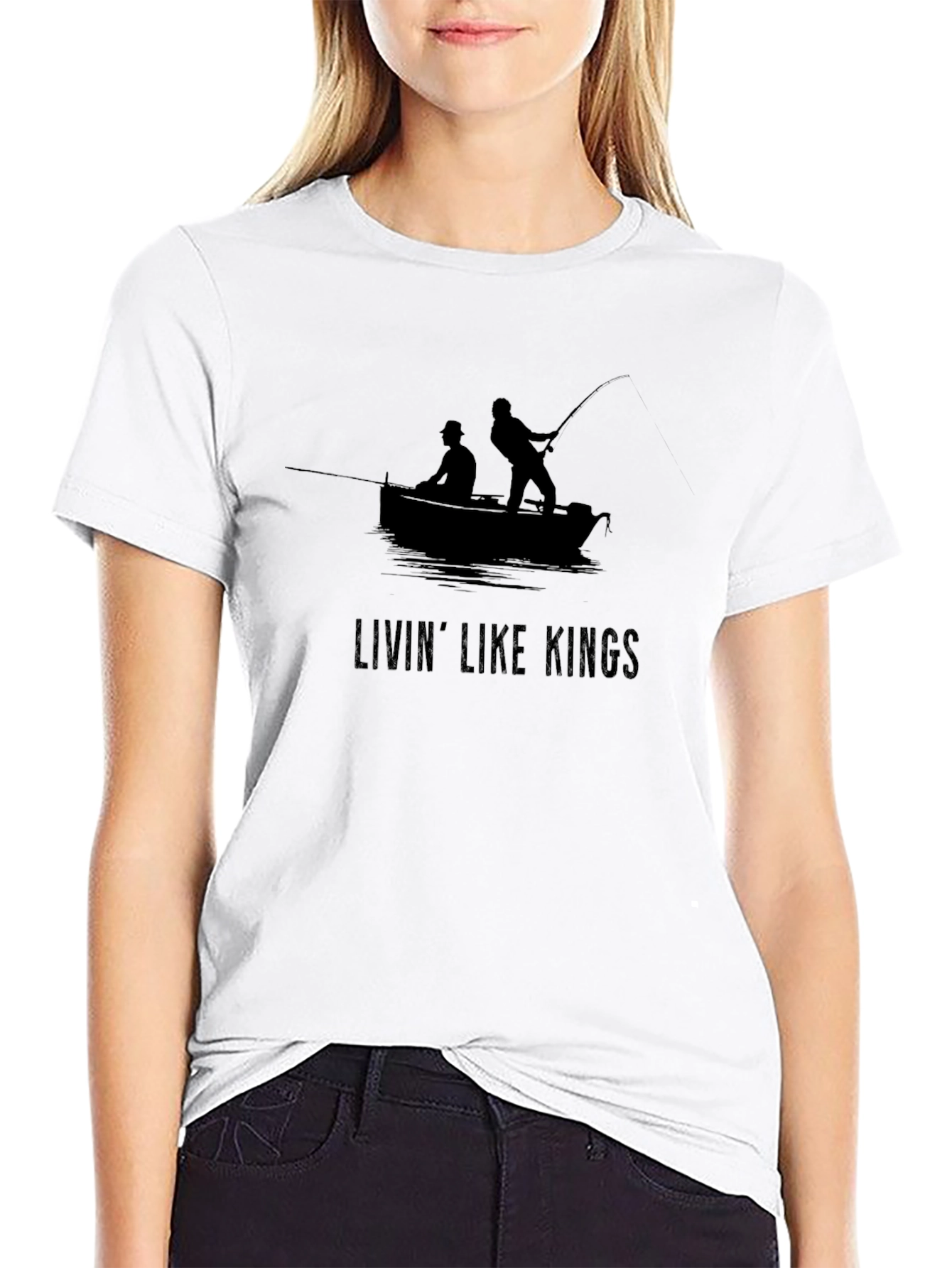 Livin Like Kings Fishing T-Shirt
