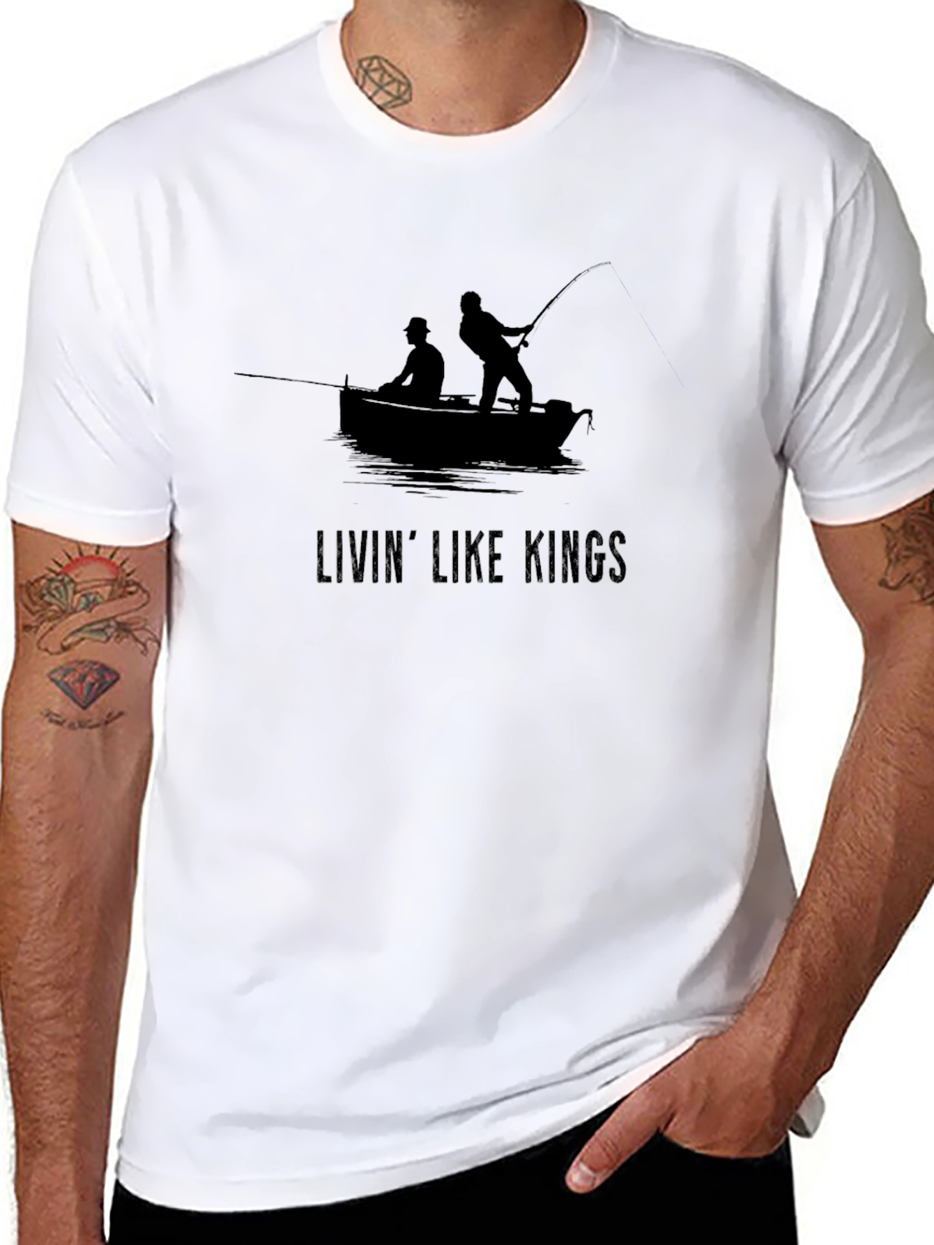 Livin Like Kings Fishing T-Shirt
