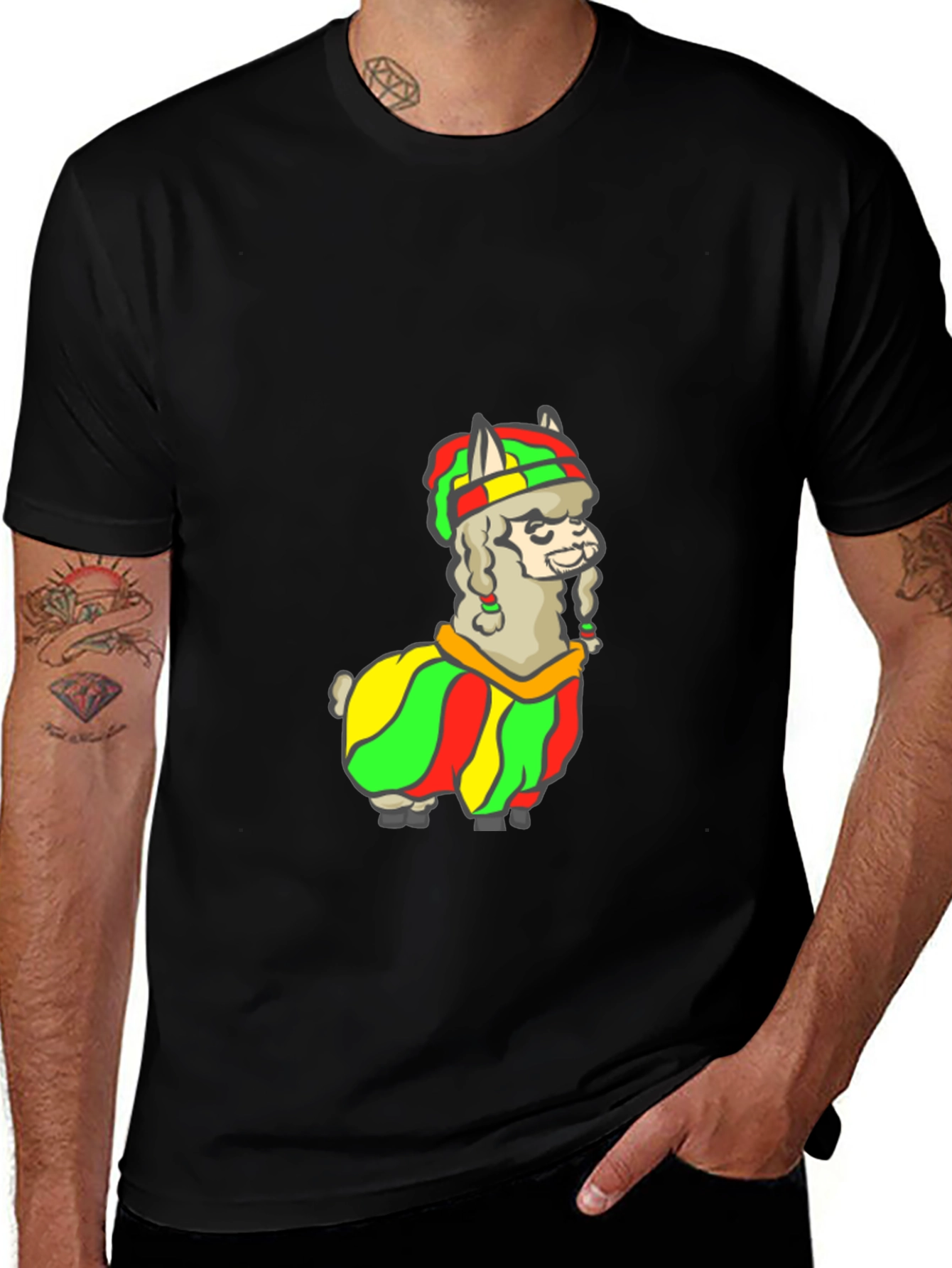 Rasta Alpaca T-Shirt