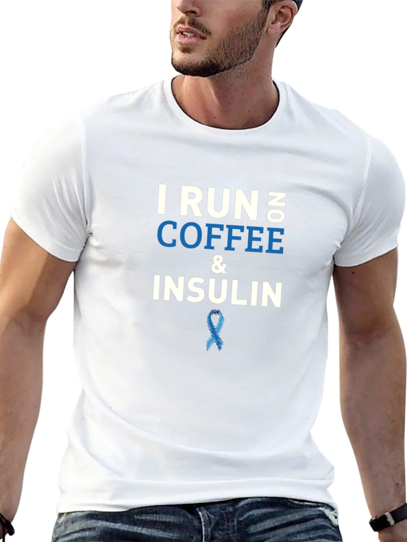I Run on No Coffee & Insulin T-Shirt
