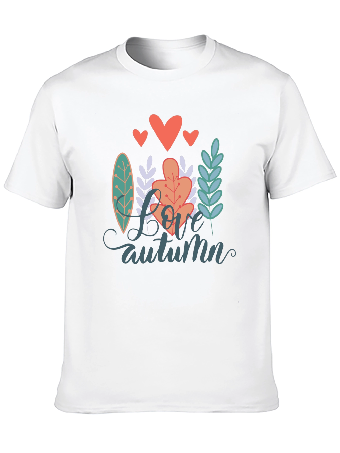 Love Autumn Black T-Shirt