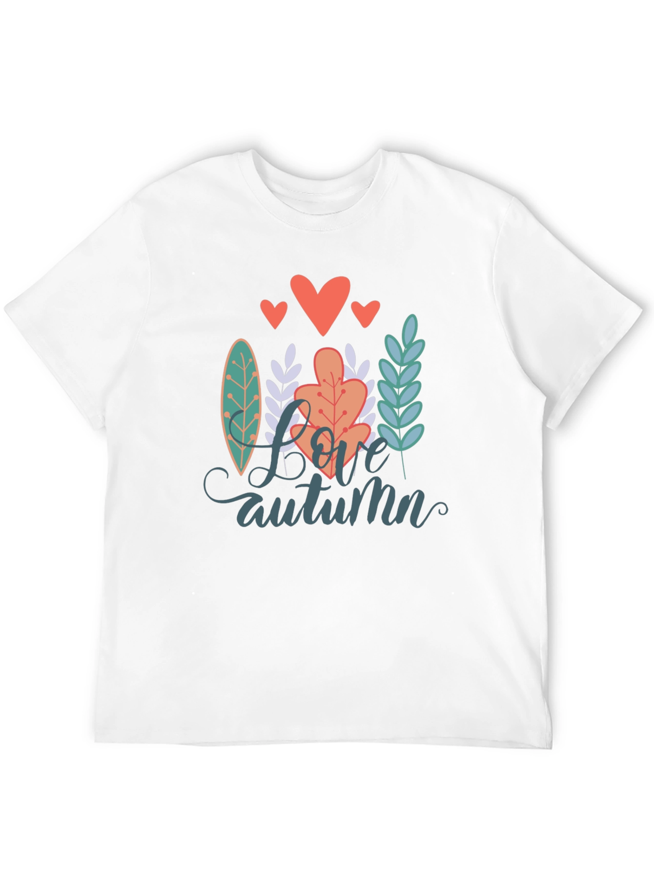 Love Autumn Black T-Shirt