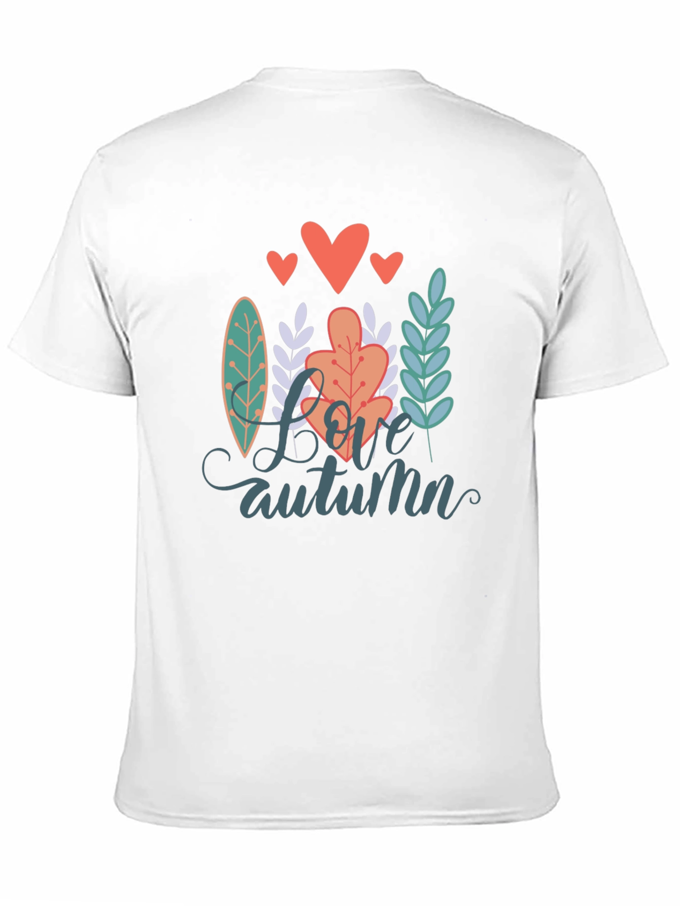 Love Autumn Black T-Shirt