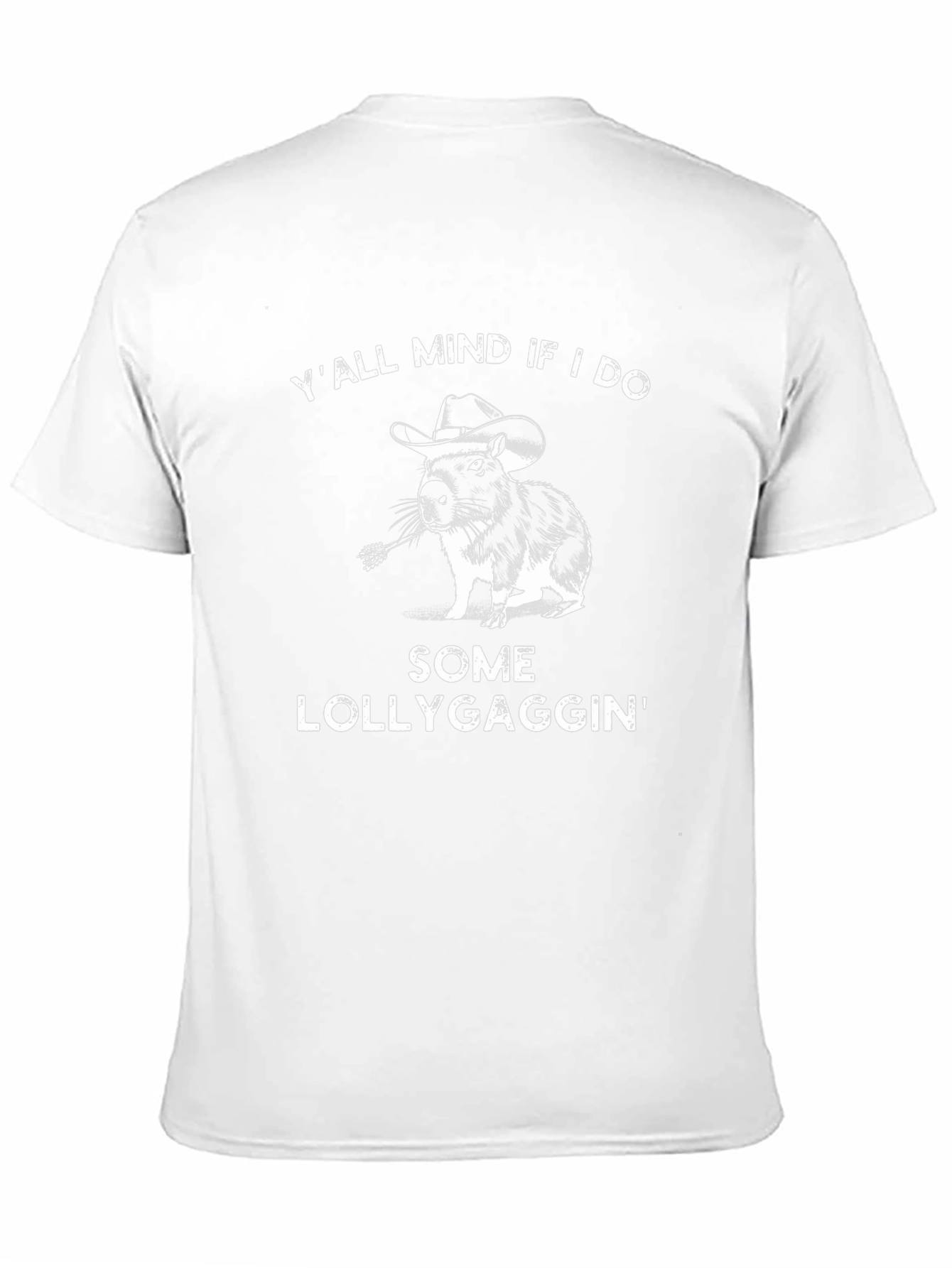 Funny Lollygagging Capybara Graphic T-Shirt