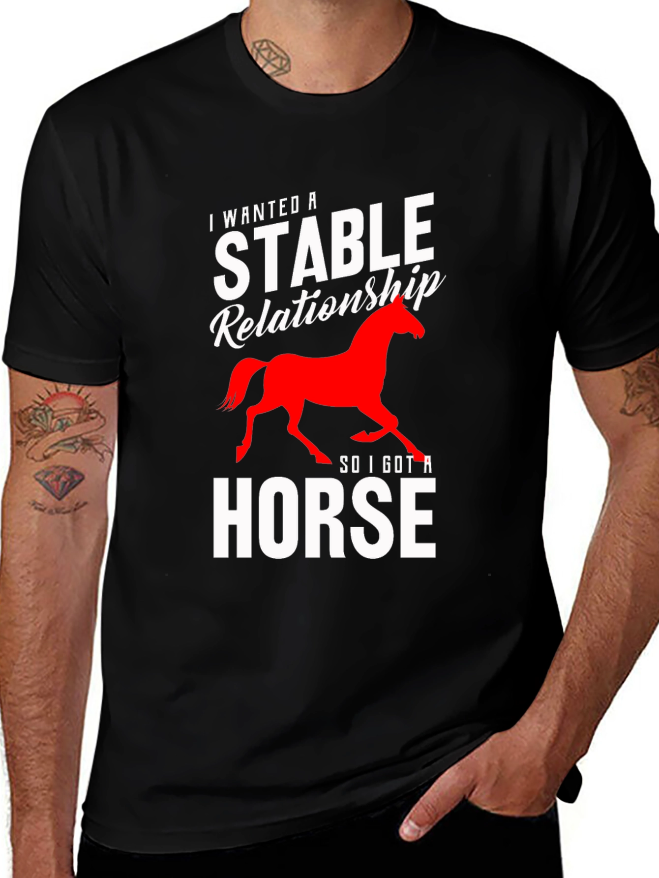 Stable Relationship Horse Graphic Tee