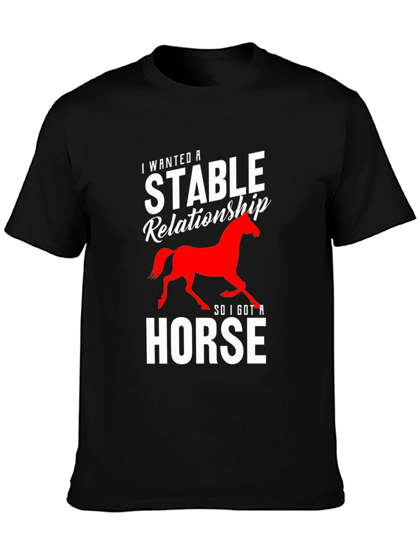 Stable Relationship Horse Graphic Tee