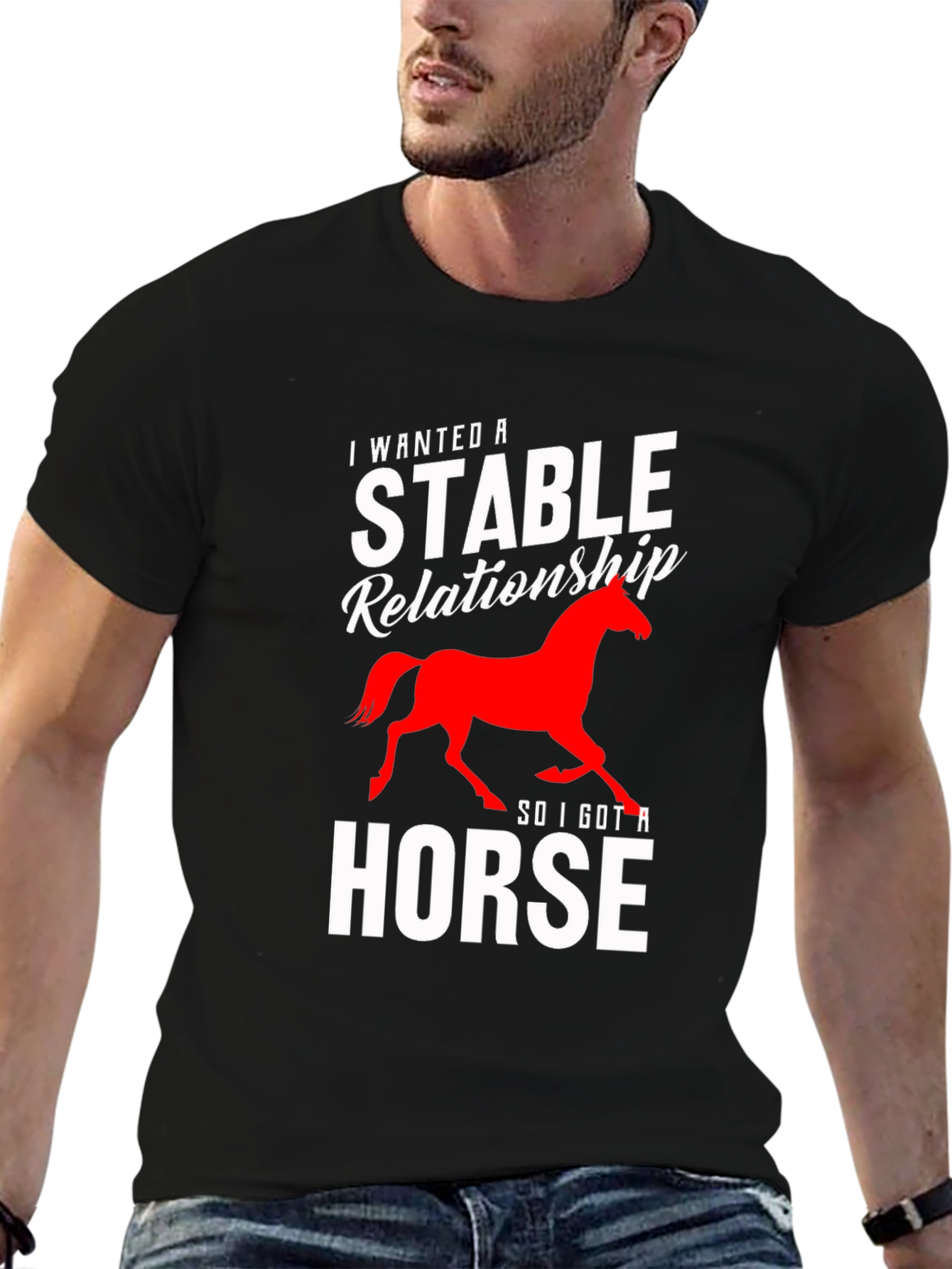 Stable Relationship Horse Graphic Tee