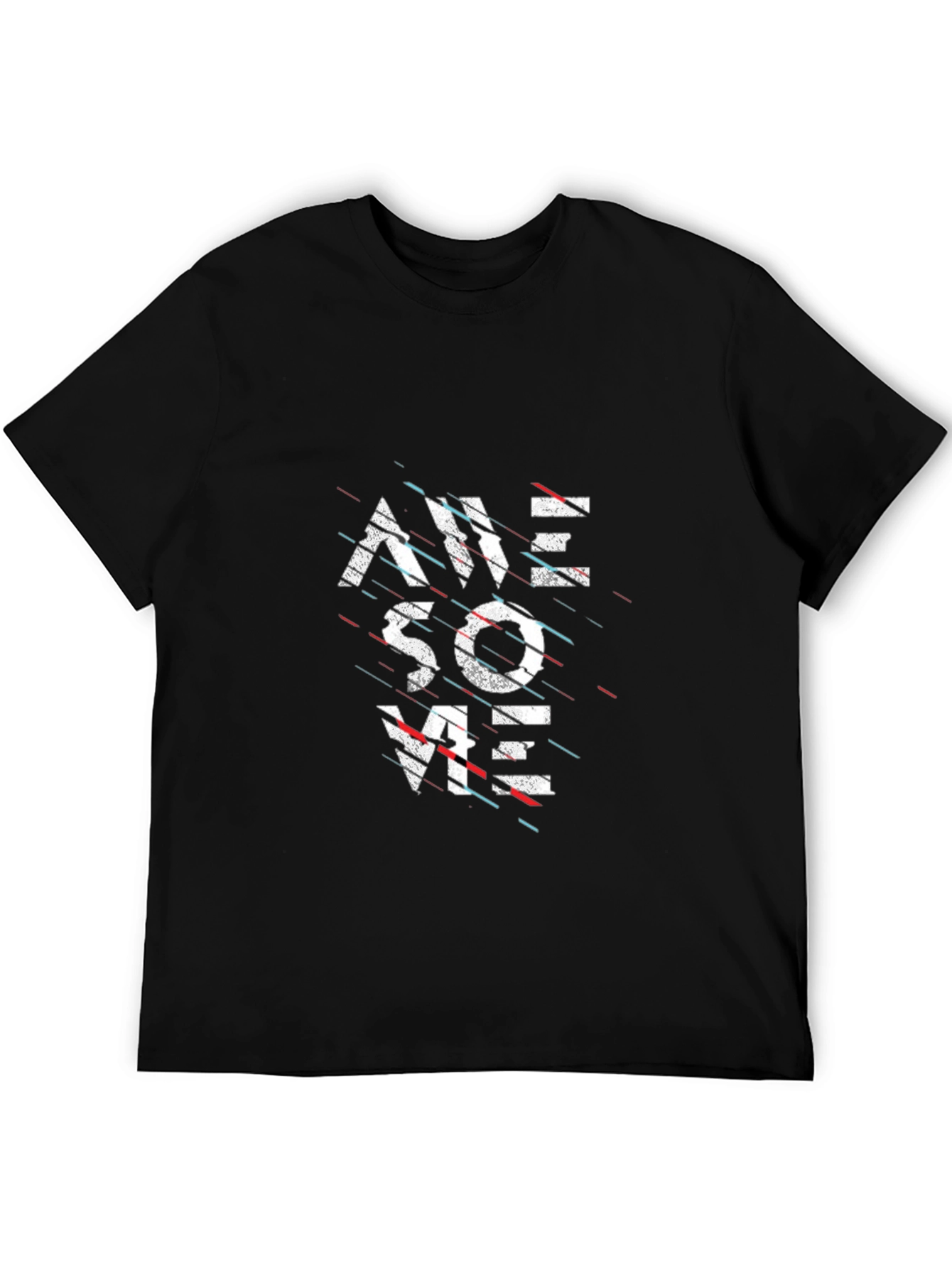 Awesome Graphic Tee - Black Casual T-Shirt