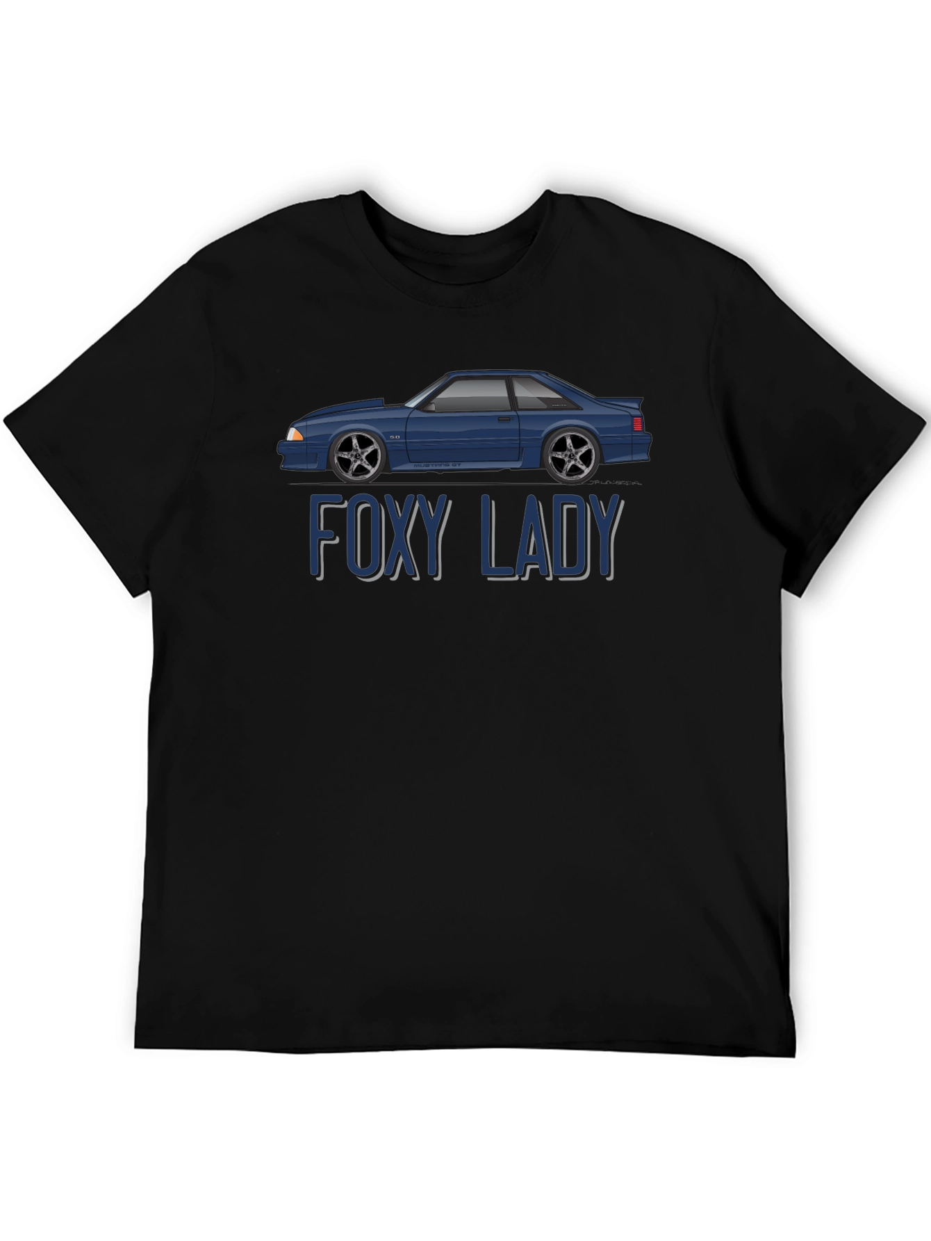 Foxy Lady Car Graphic T-Shirt