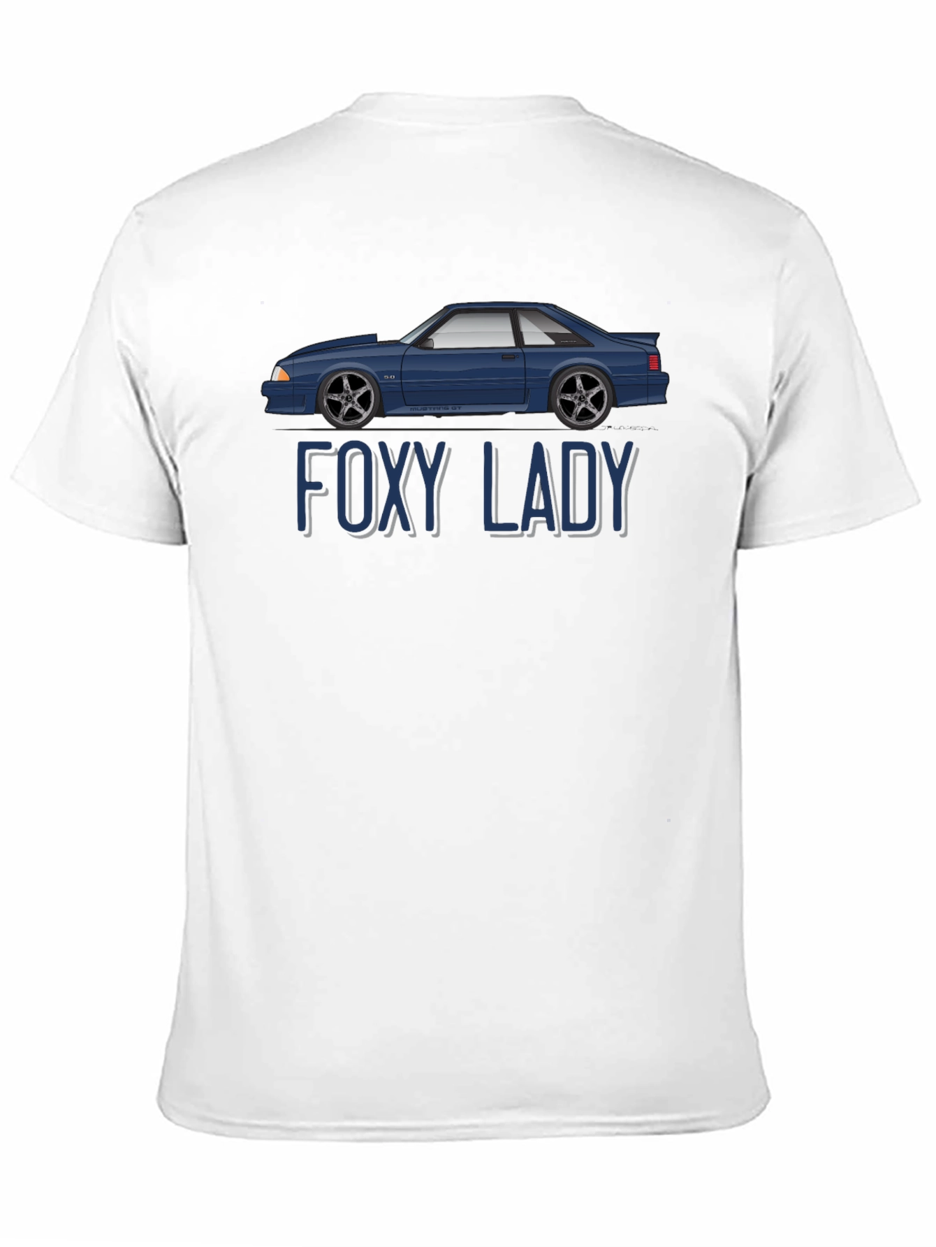Foxy Lady Car Graphic T-Shirt