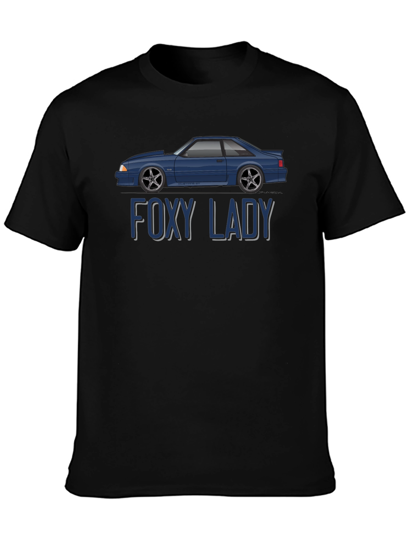 Foxy Lady Car Graphic T-Shirt