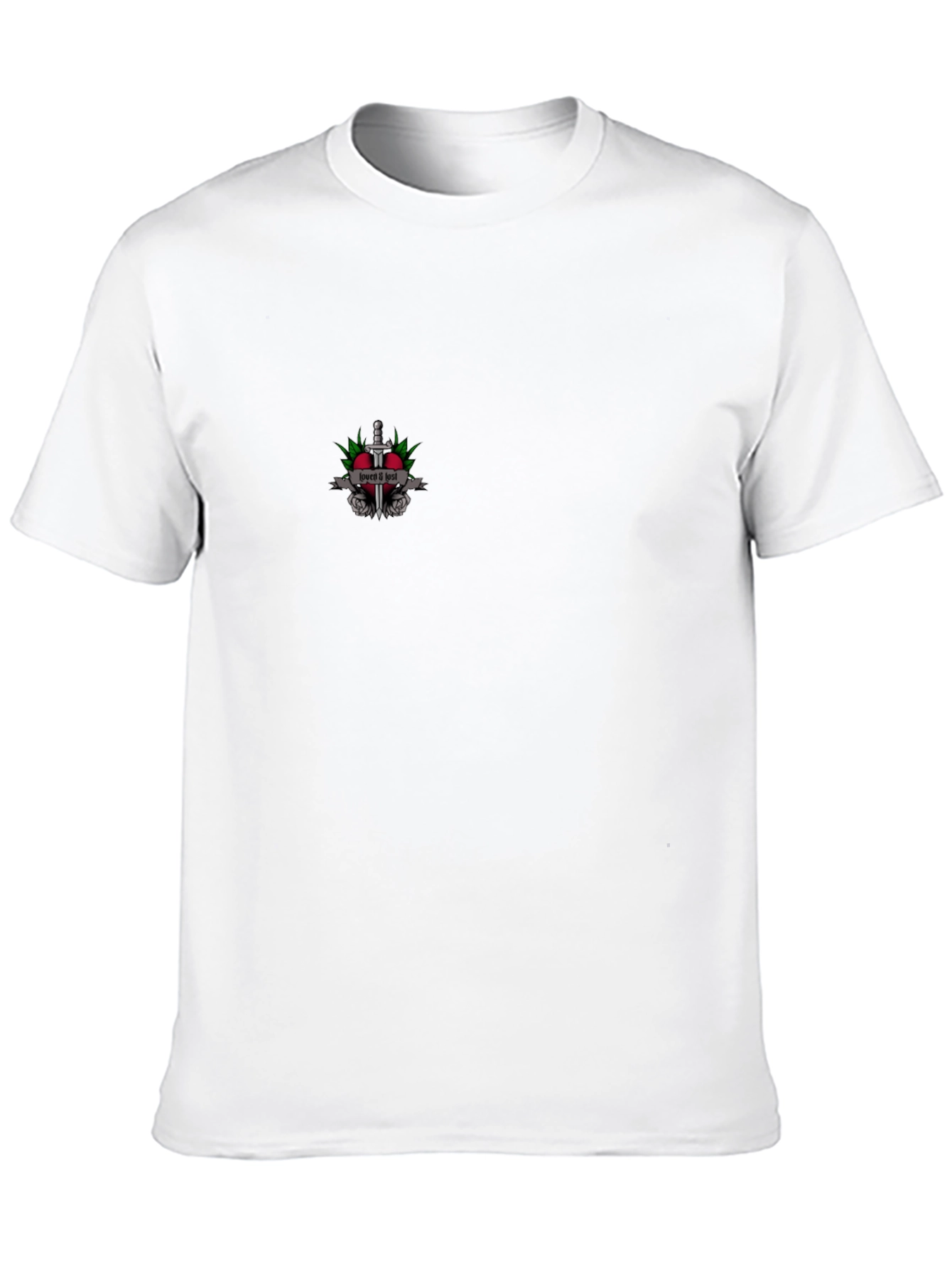 Mens Black Graphic Tee - Love & Hurt